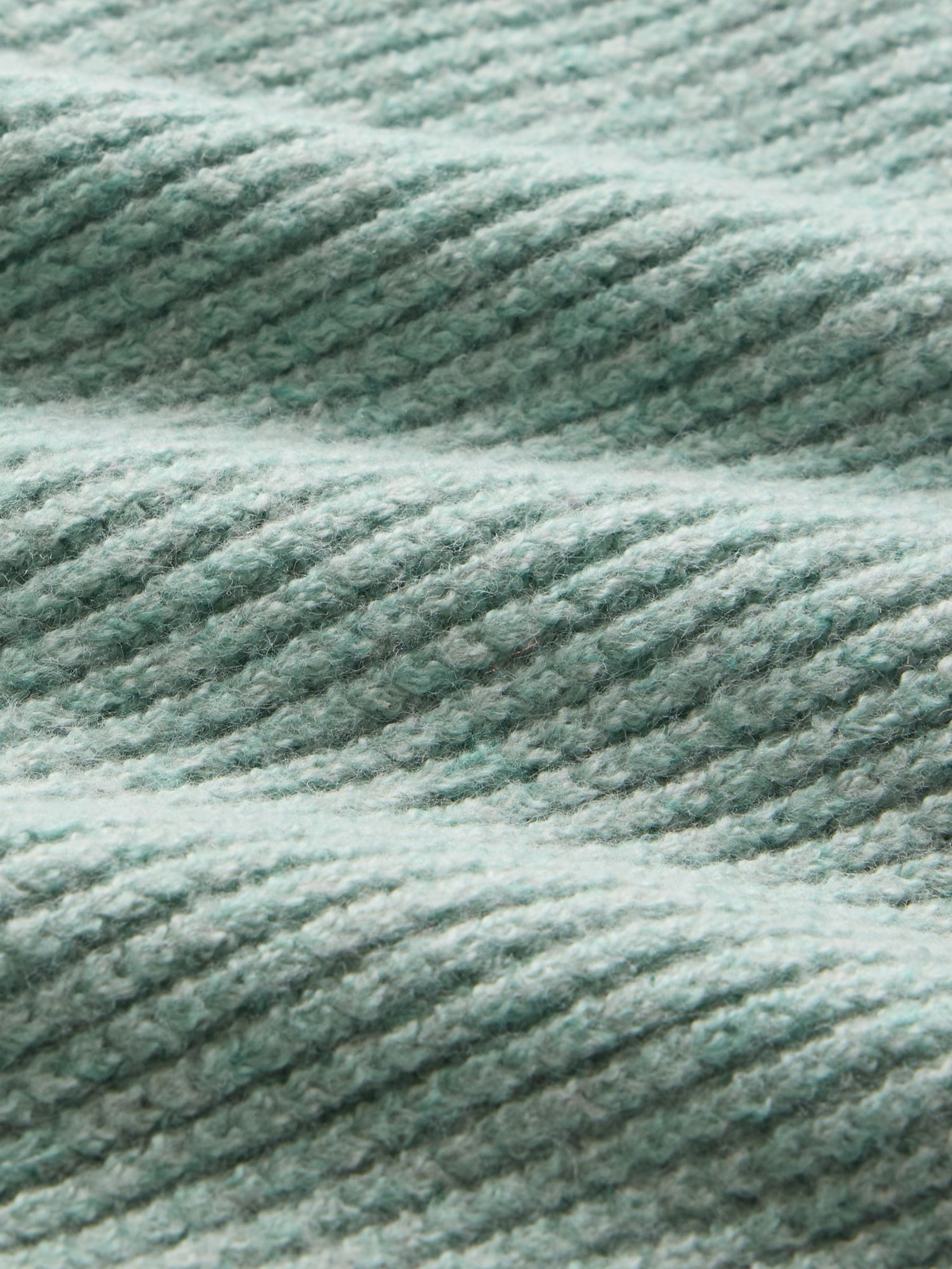 Green CashSoft Rib Scarf - Image 3 of 3