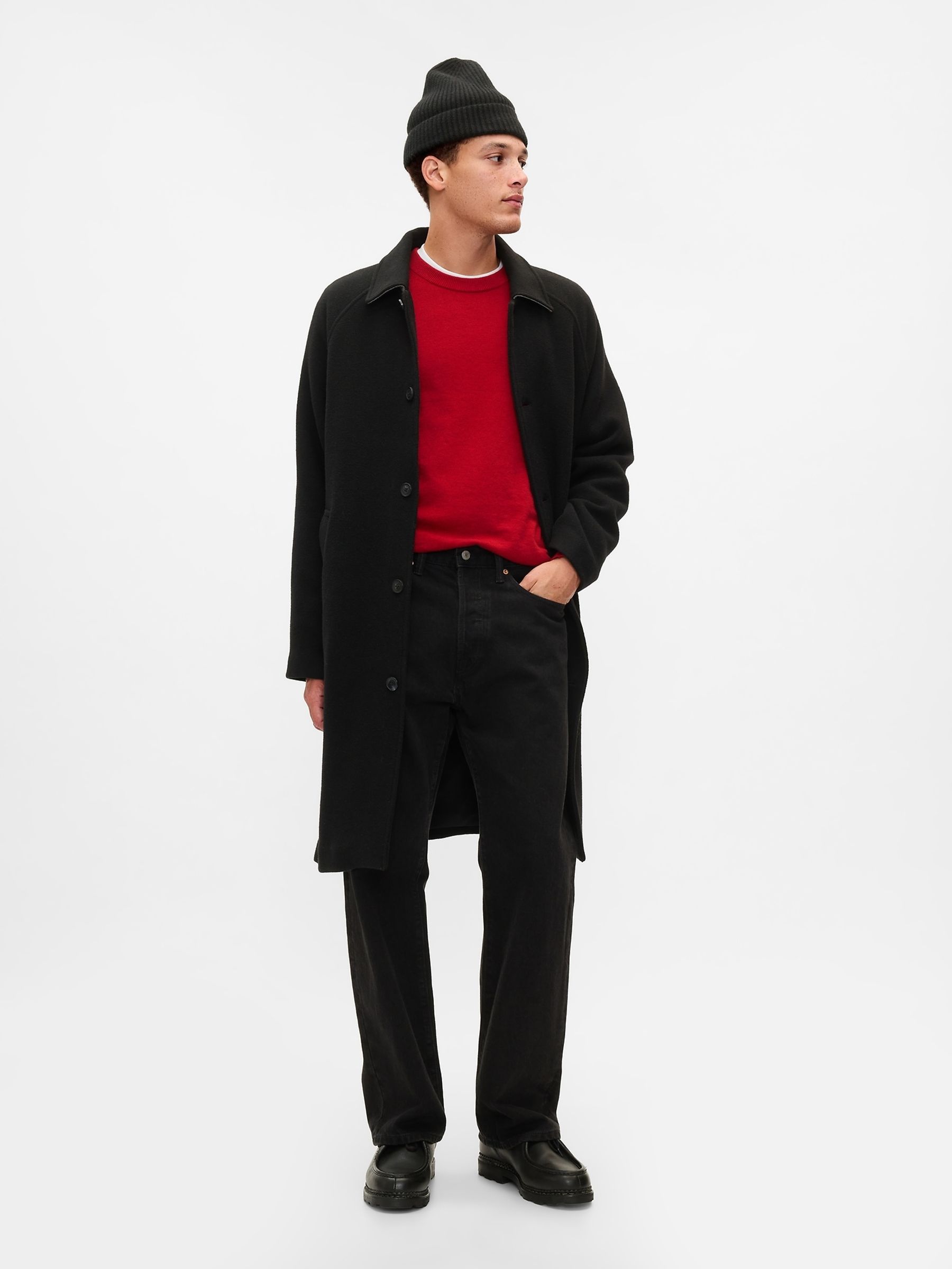 Red CashSoft Crew Neck Jumper - Image 3 of 5