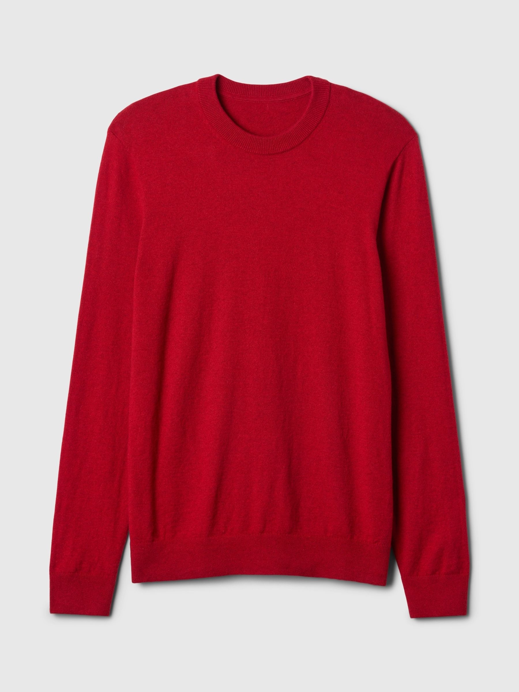 Red CashSoft Crew Neck Jumper - Image 5 of 5