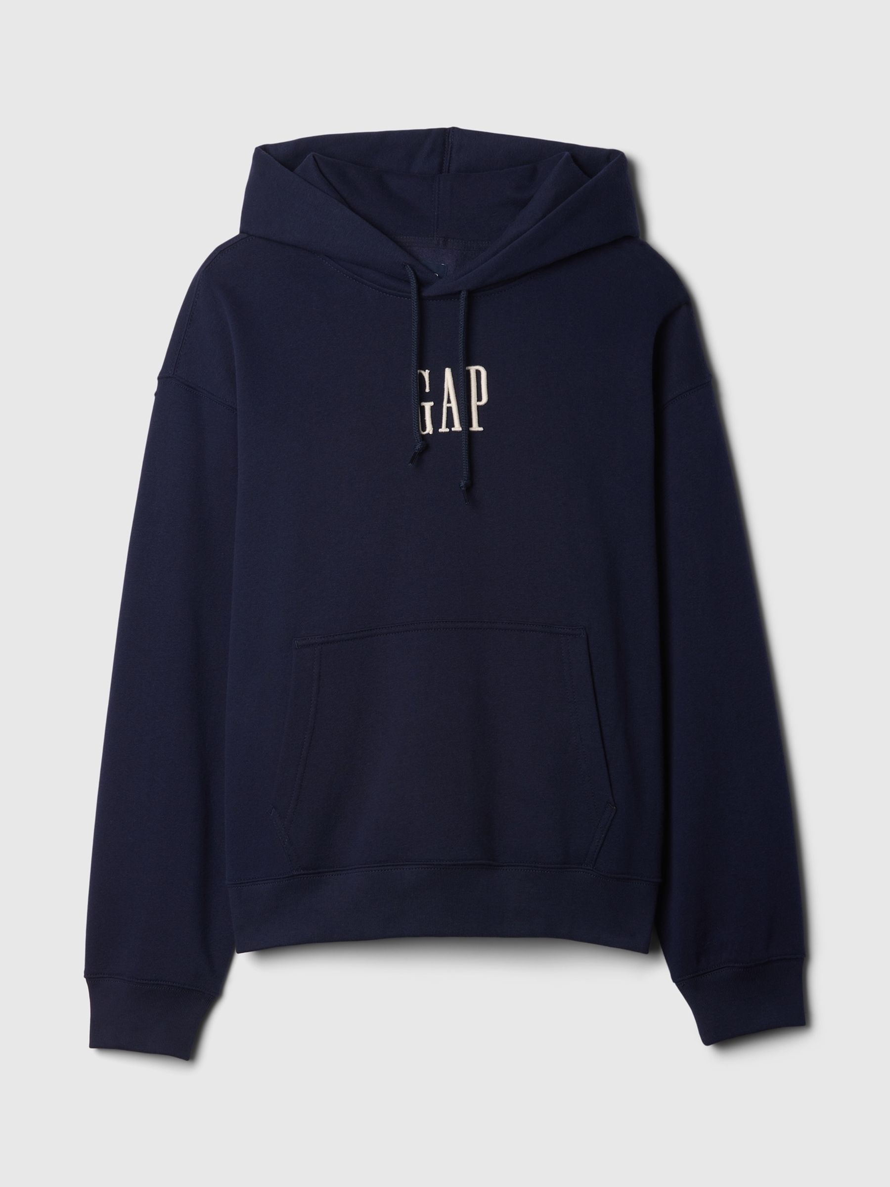 Navy Blue Vintage Soft Logo Hoodie - Image 4 of 5