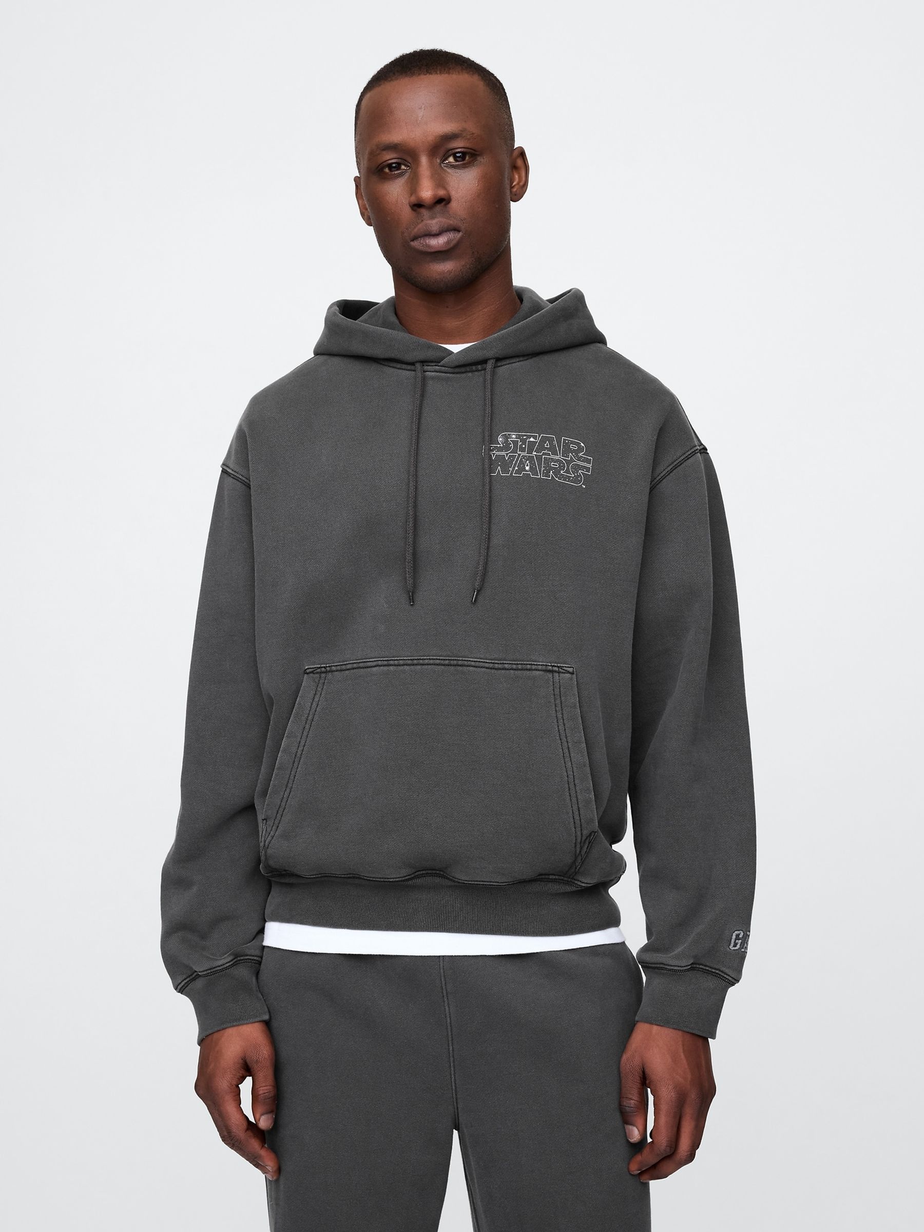 Black Darth Vader Star Wars Heavyweight Hoodie - Image 1 of 6