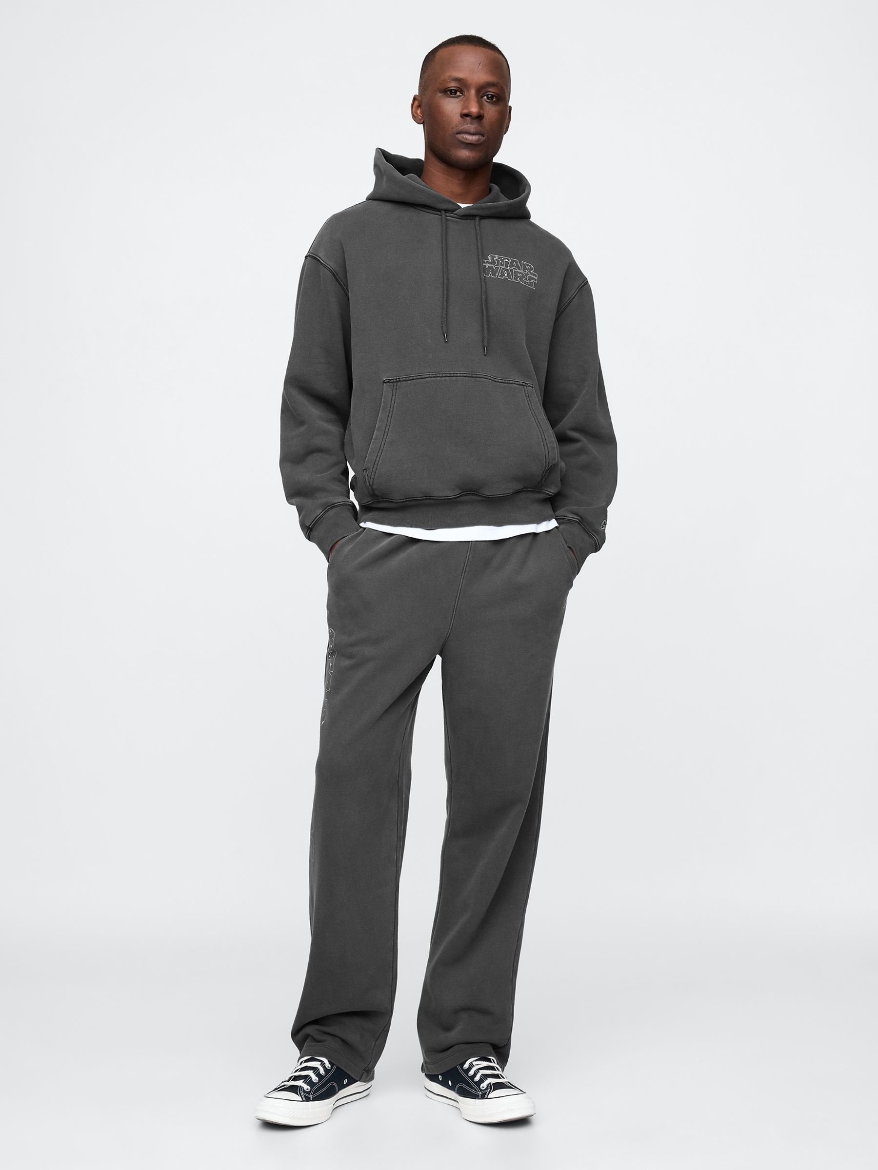 Black Darth Vader Star Wars Heavyweight Hoodie - Image 3 of 6