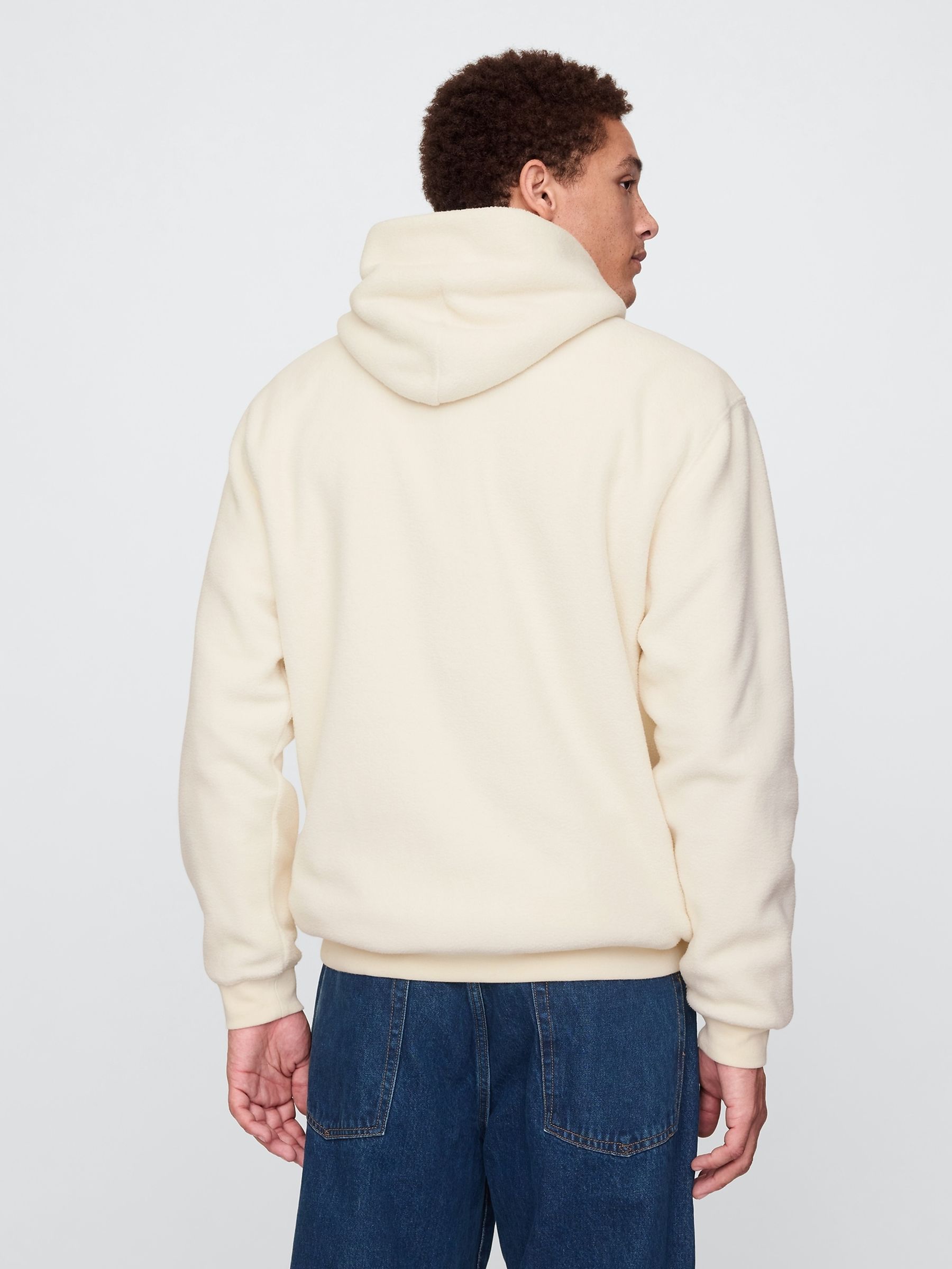 Cream Athletic Logo Hoodie - Image 2 of 5
