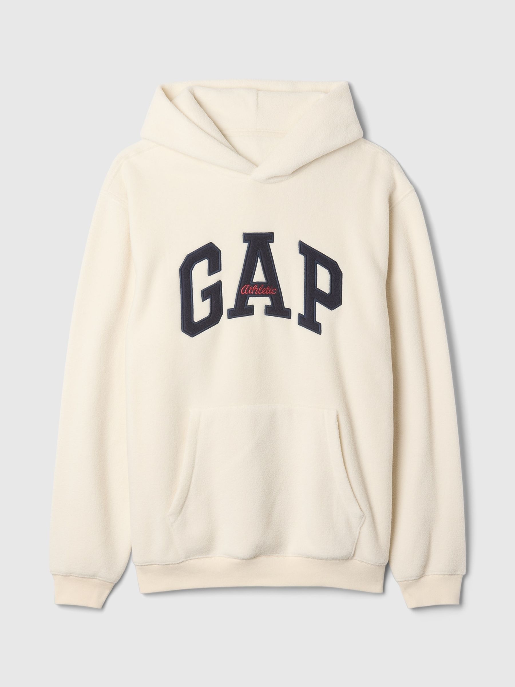 Cream Athletic Logo Hoodie - Image 5 of 5