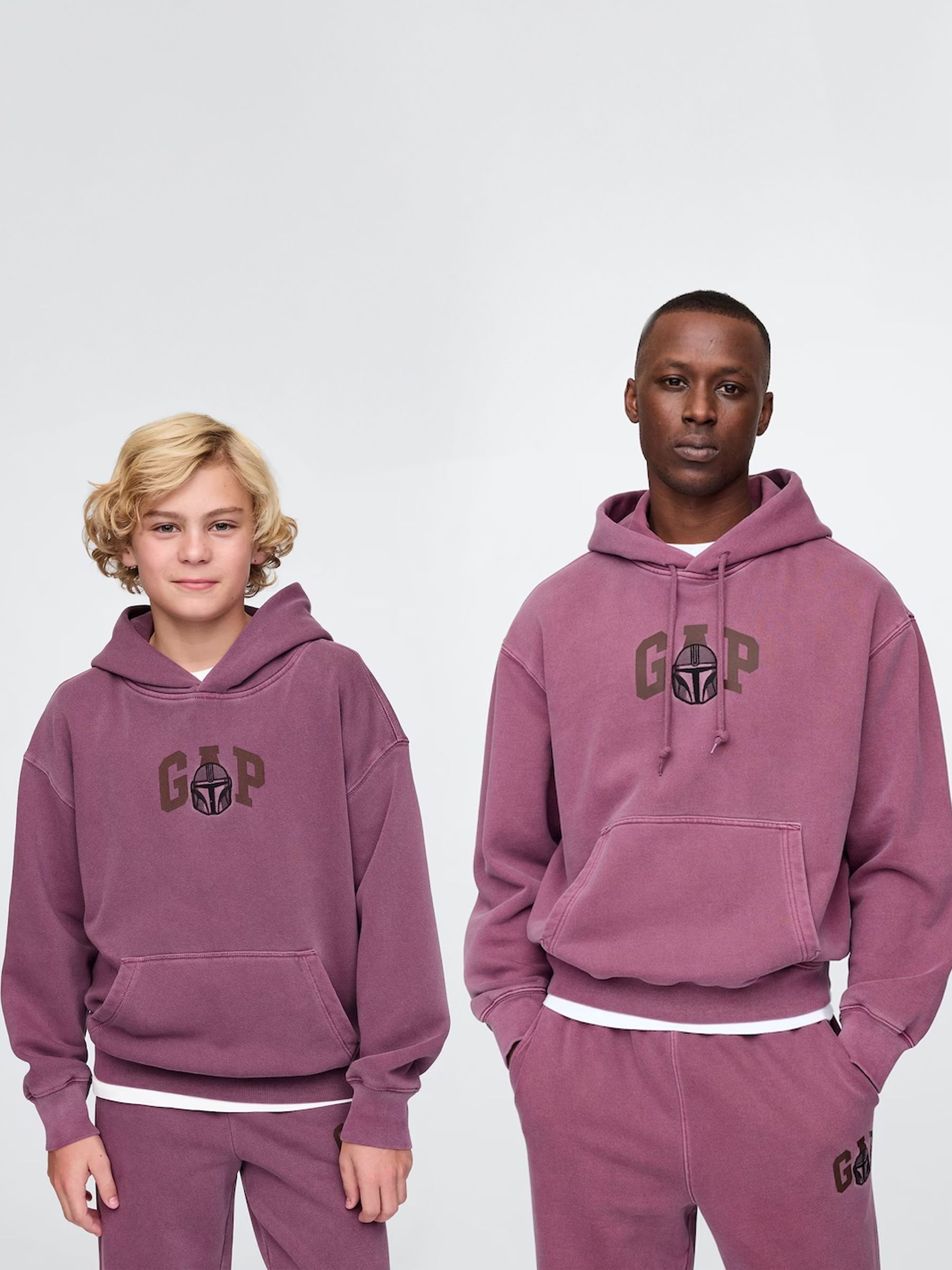 Purple Mandalorian Star Wars Heavyweight Hoodie - Image 4 of 5