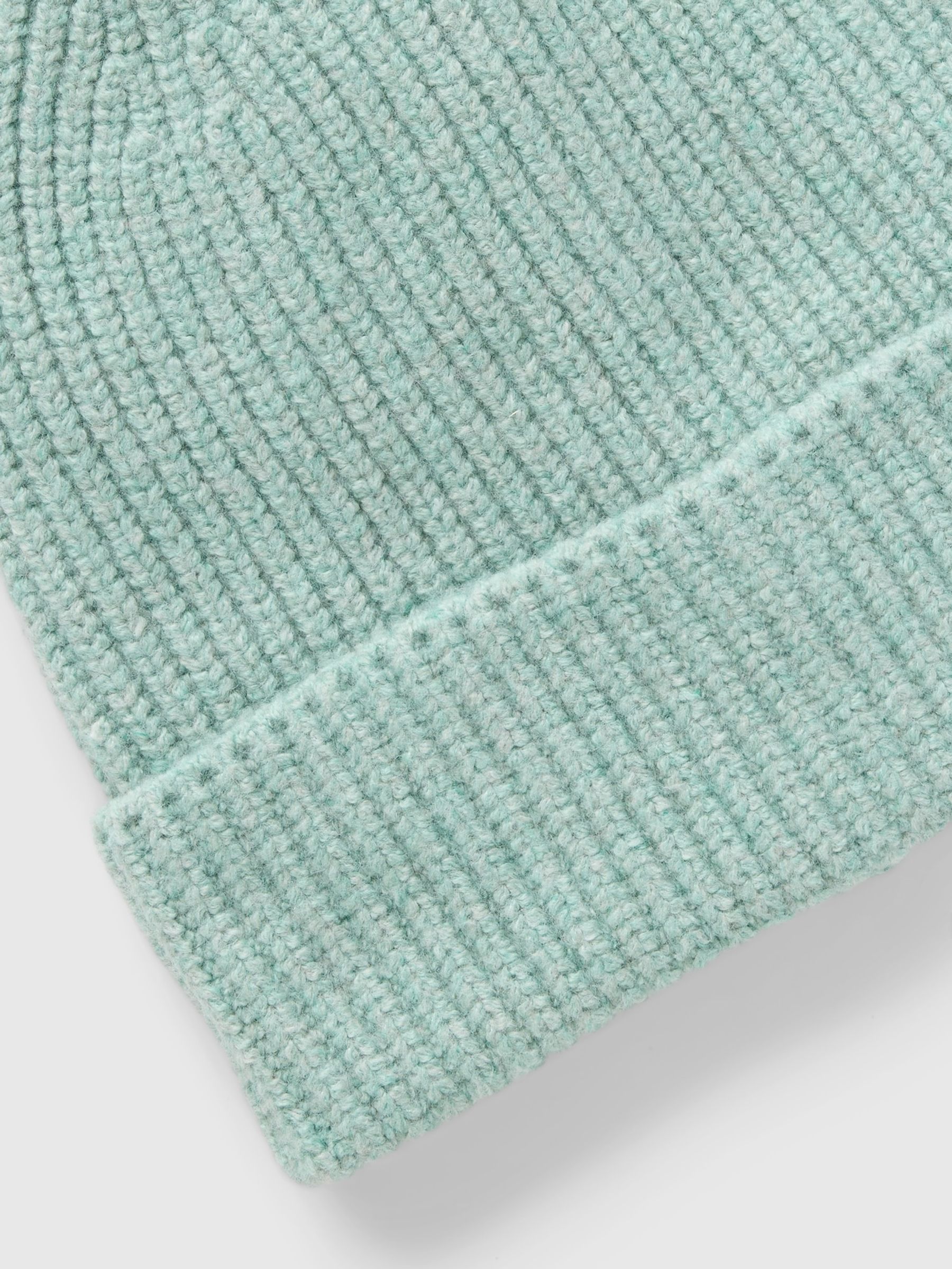 Green CashSoft Beanie Hat - Image 3 of 3
