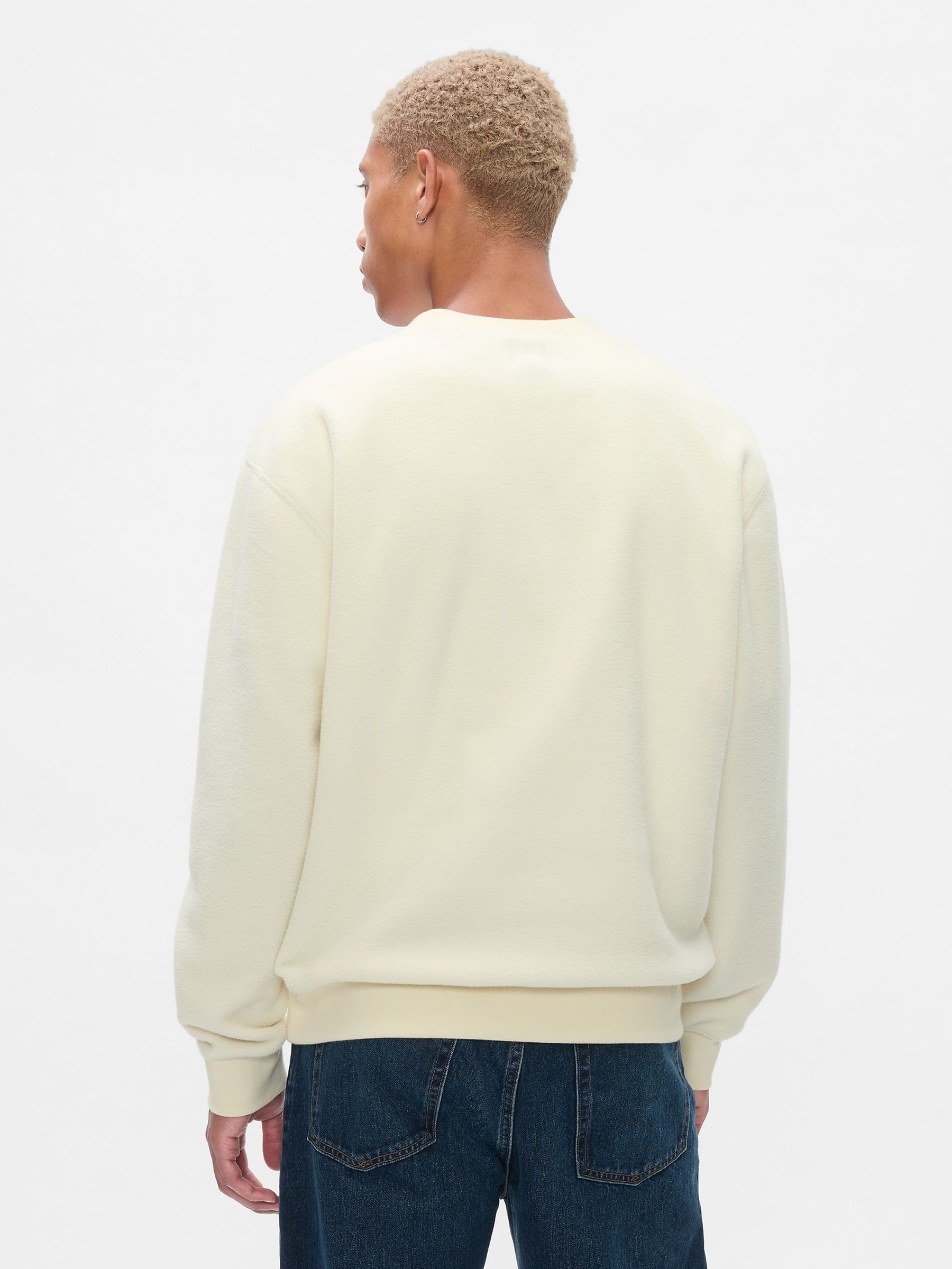 Cream Athletic Logo Sweatshirt - Image 2 of 5