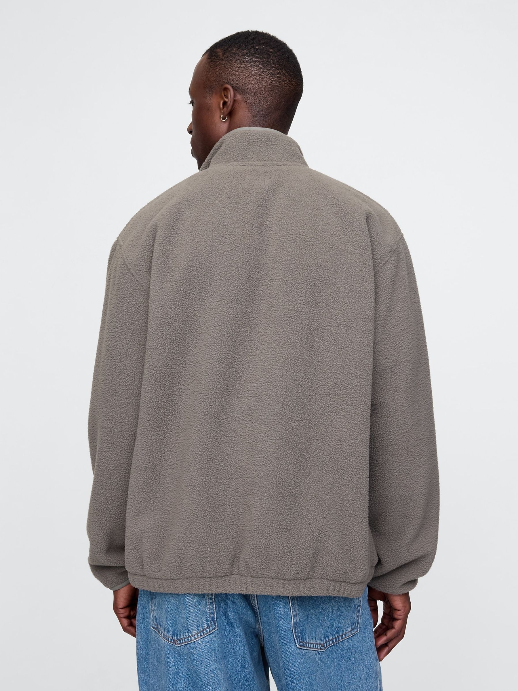 Grey Logo Arctic Fleece Zip Jacket - Image 2 of 5
