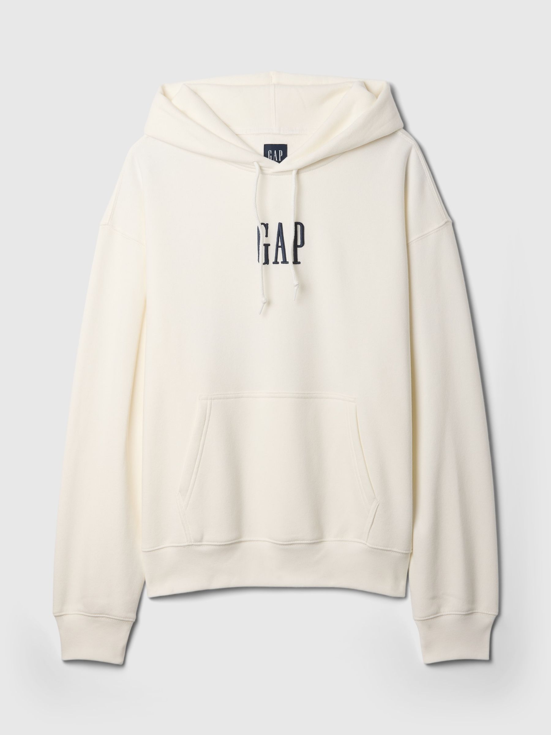 White Vintage Soft Logo Hoodie - Image 4 of 5
