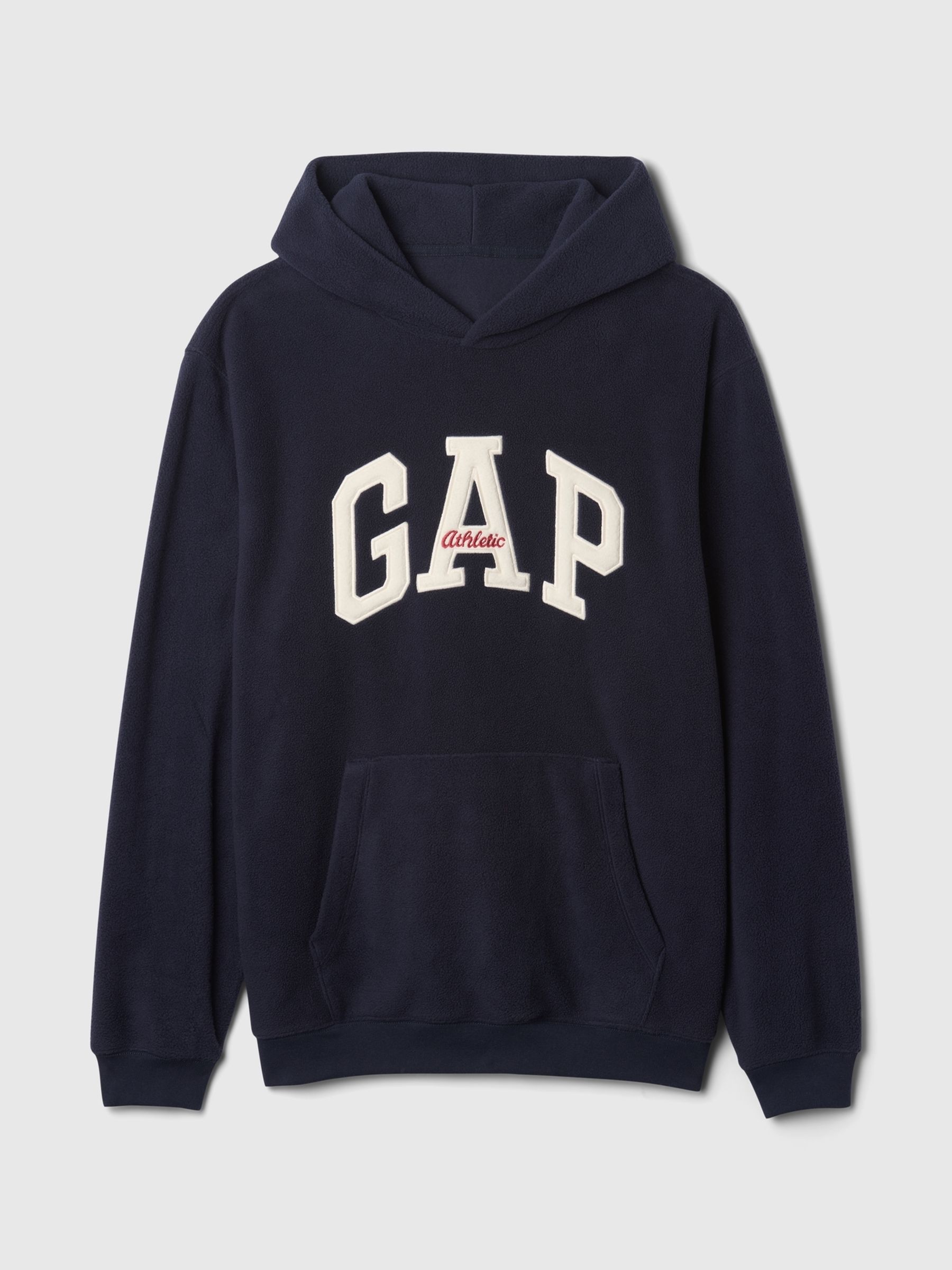 Navy Blue Athletic Logo Hoodie - Image 5 of 5