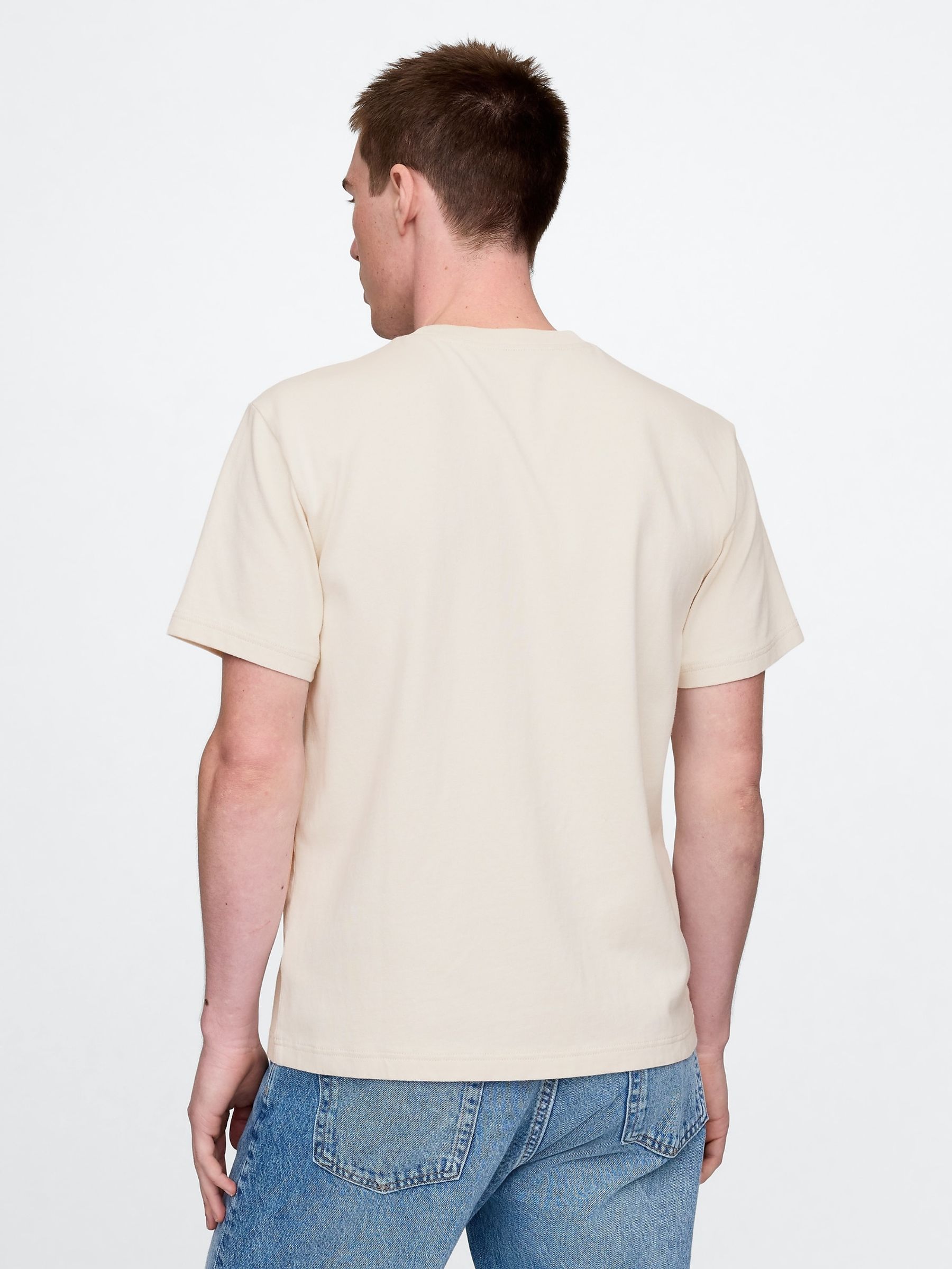 Beige Chewbacca Star Wars Cotton Crew Neck T-Shirt - Image 2 of 5