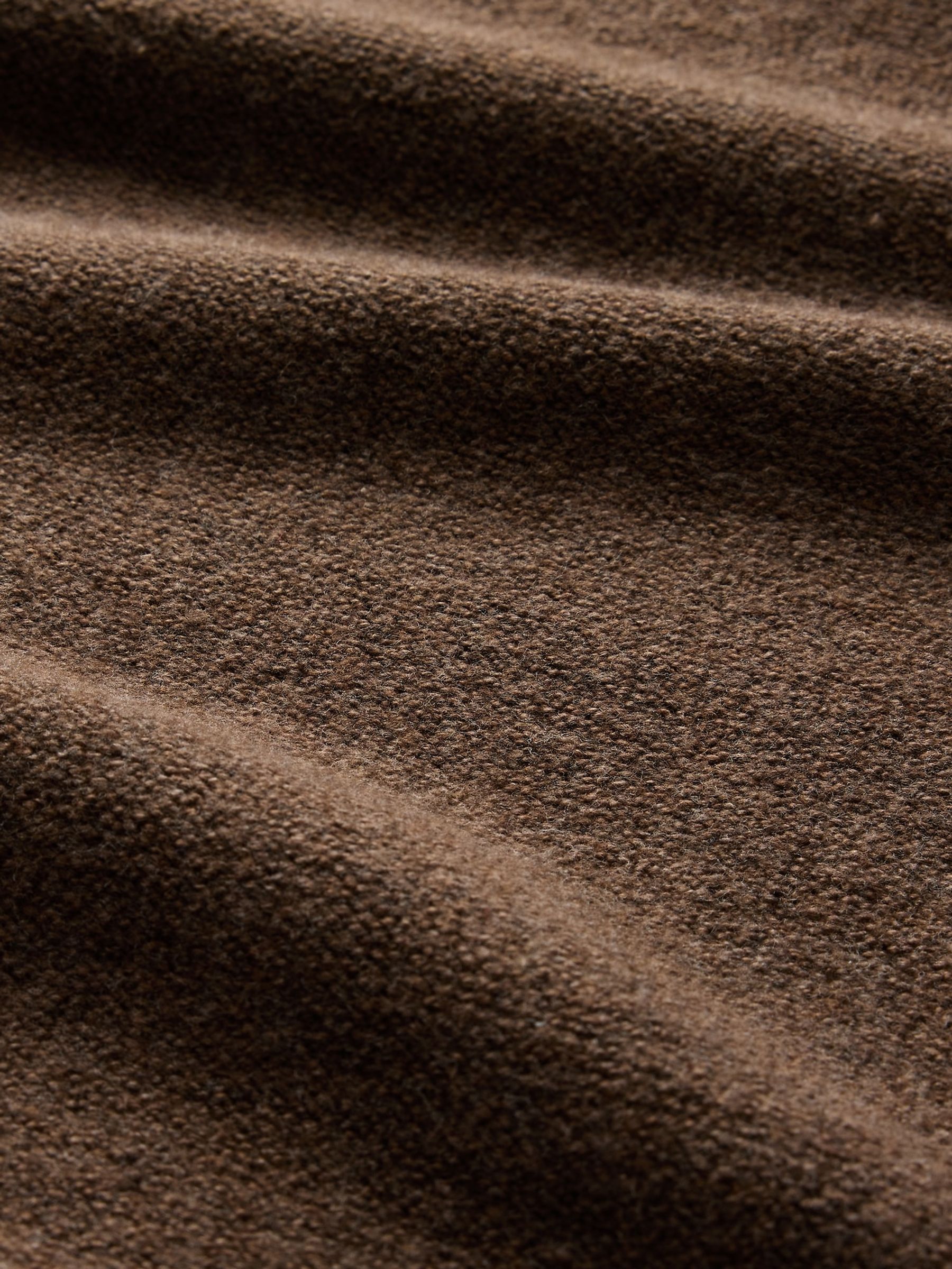 Brown CashSoft Polo Neck Jumper - Image 5 of 8