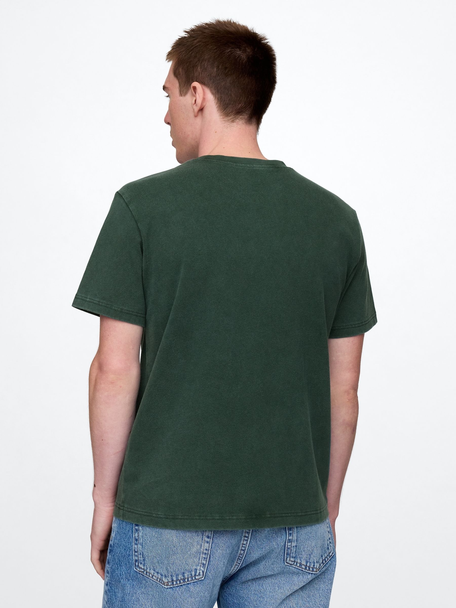 Green Yoda Star Wars Cotton Crew Neck T-Shirt - Image 2 of 6