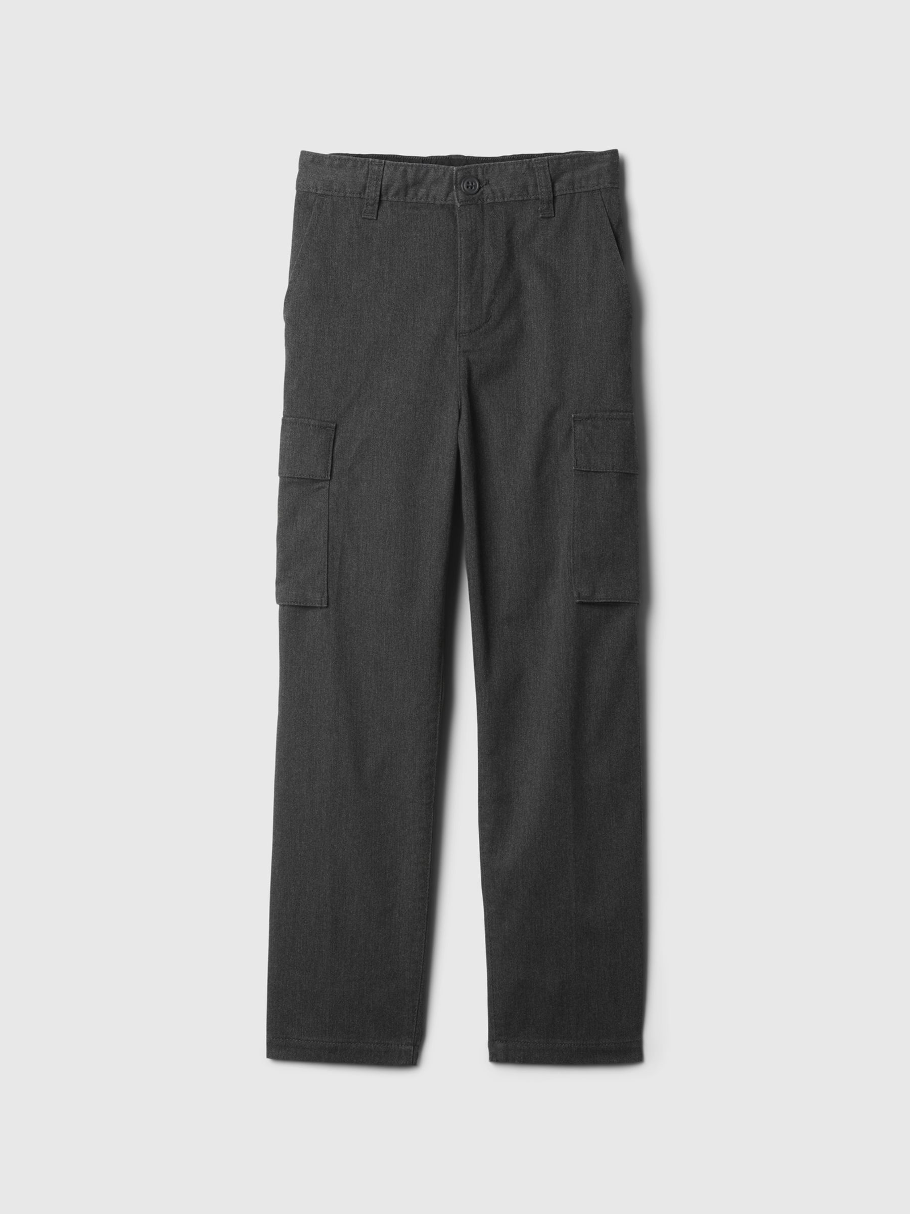 Grey Twill Cargo Trousers (4-13yrs) - Image 5 of 5