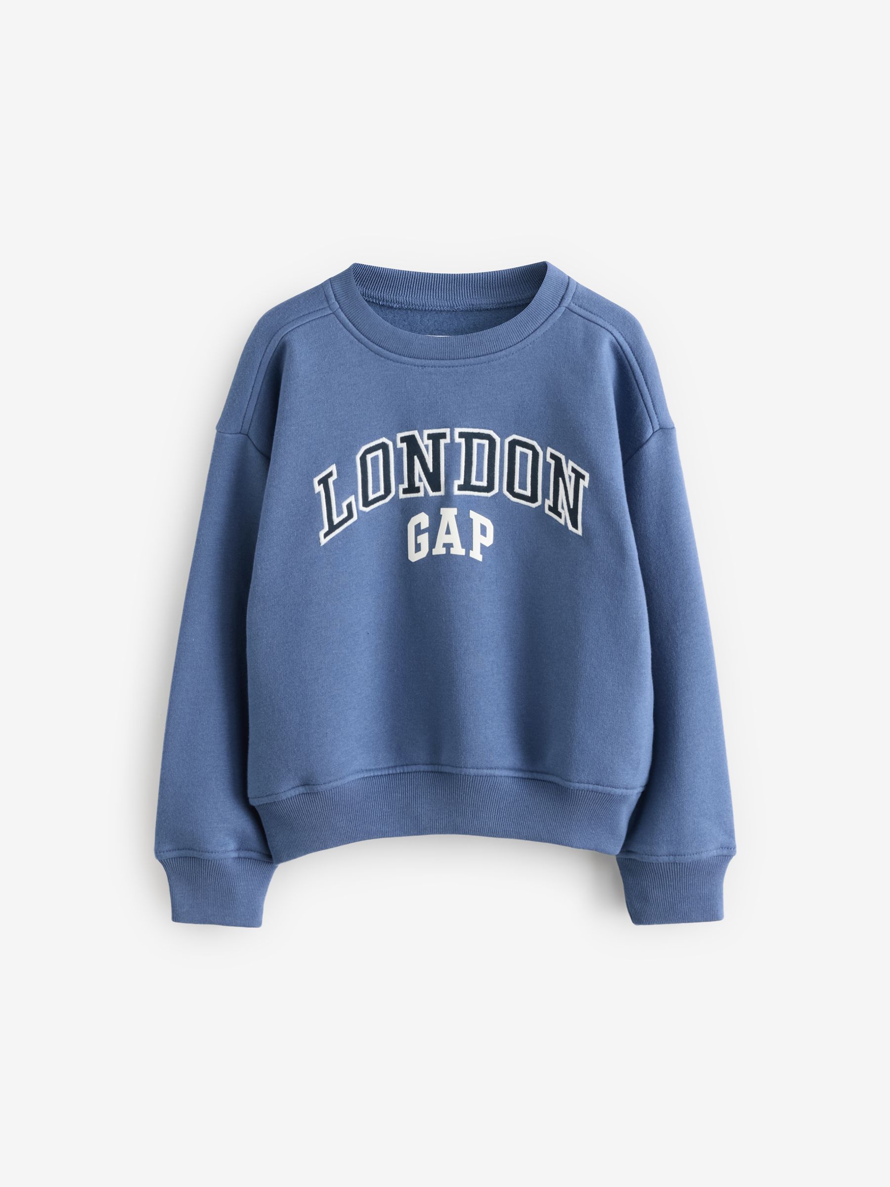 Blue Logo London Crew Neck Sweatshirt (4-13yrs) - Image 1 of 3