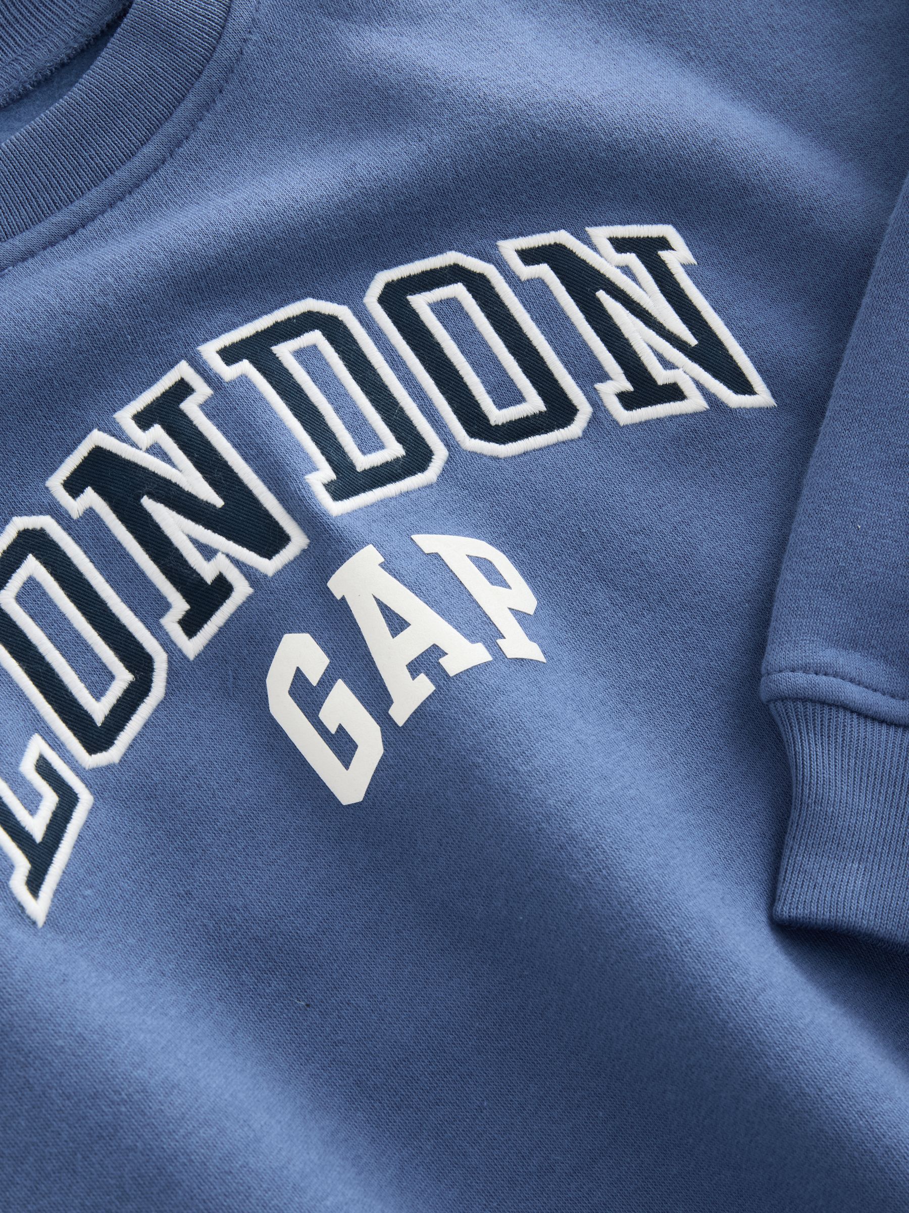 Blue Logo London Crew Neck Sweatshirt (4-13yrs) - Image 3 of 3