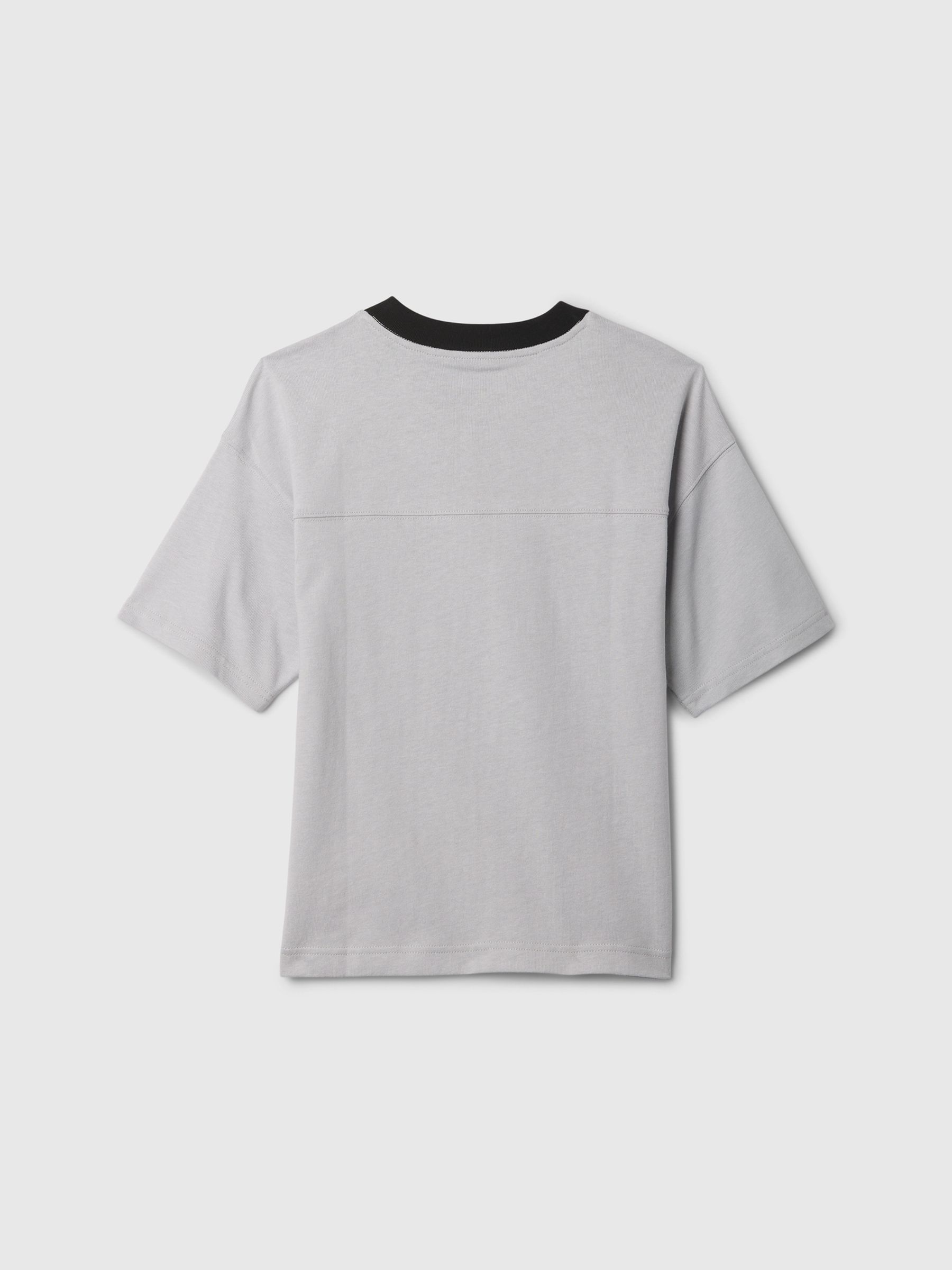 Grey Mickey Mouse Disney Varsity Logo T-Shirt (4-13yrs) - Image 2 of 3
