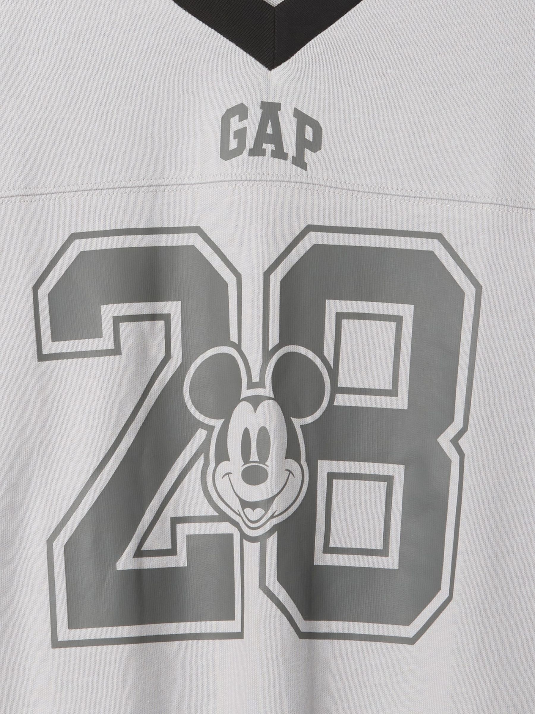 Grey Mickey Mouse Disney Varsity Logo T-Shirt (4-13yrs) - Image 3 of 3
