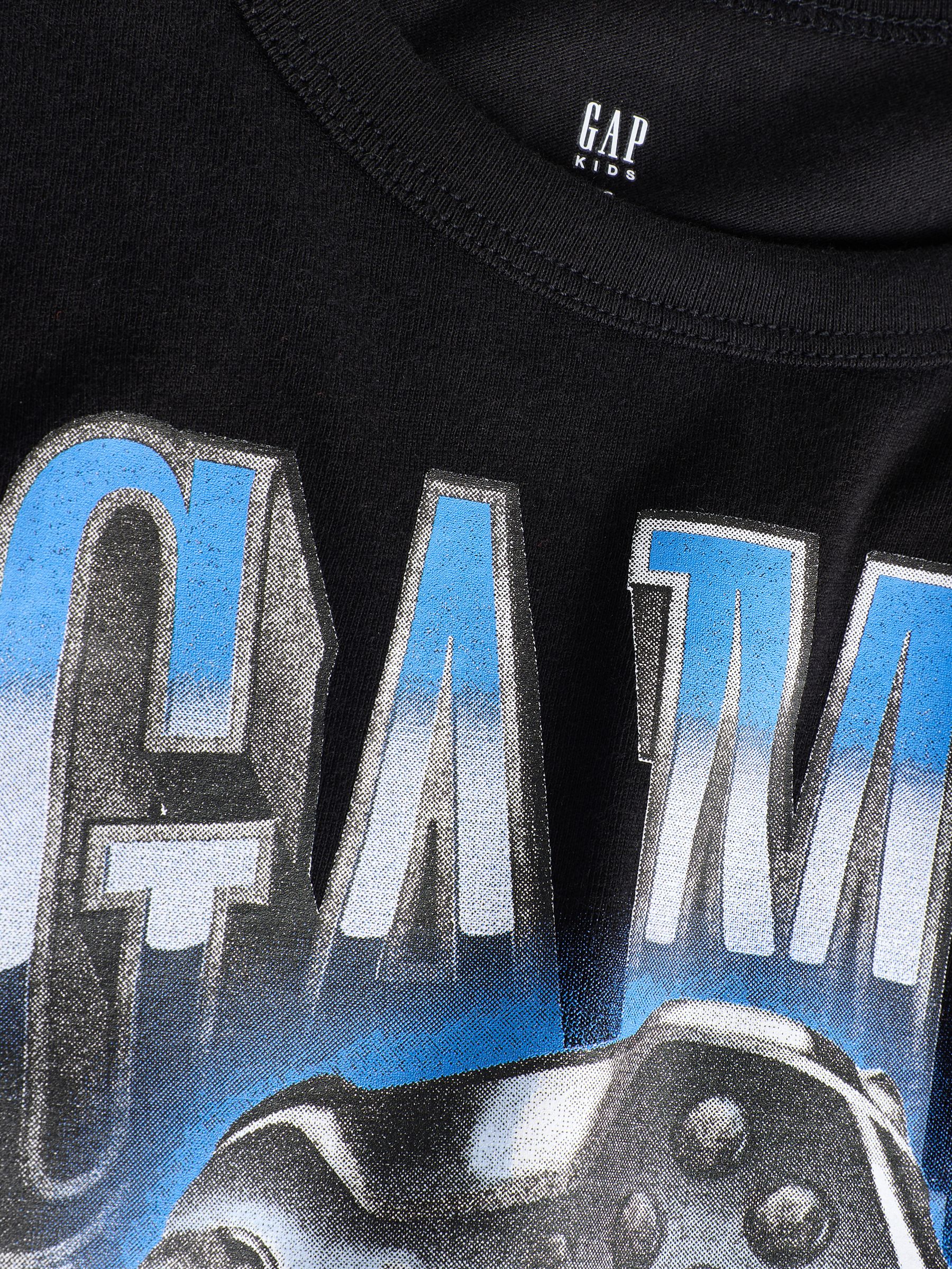 Black Long Sleeve Crew Neck Graphic T-Shirt (4-13yrs) - Image 3 of 5