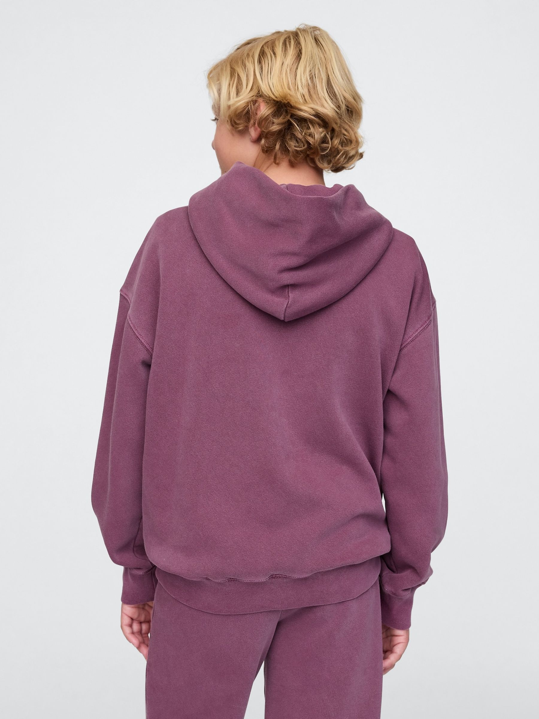 Purple Mandalorian Star Wars Vintage Hoodie (4-13yrs) - Image 2 of 5