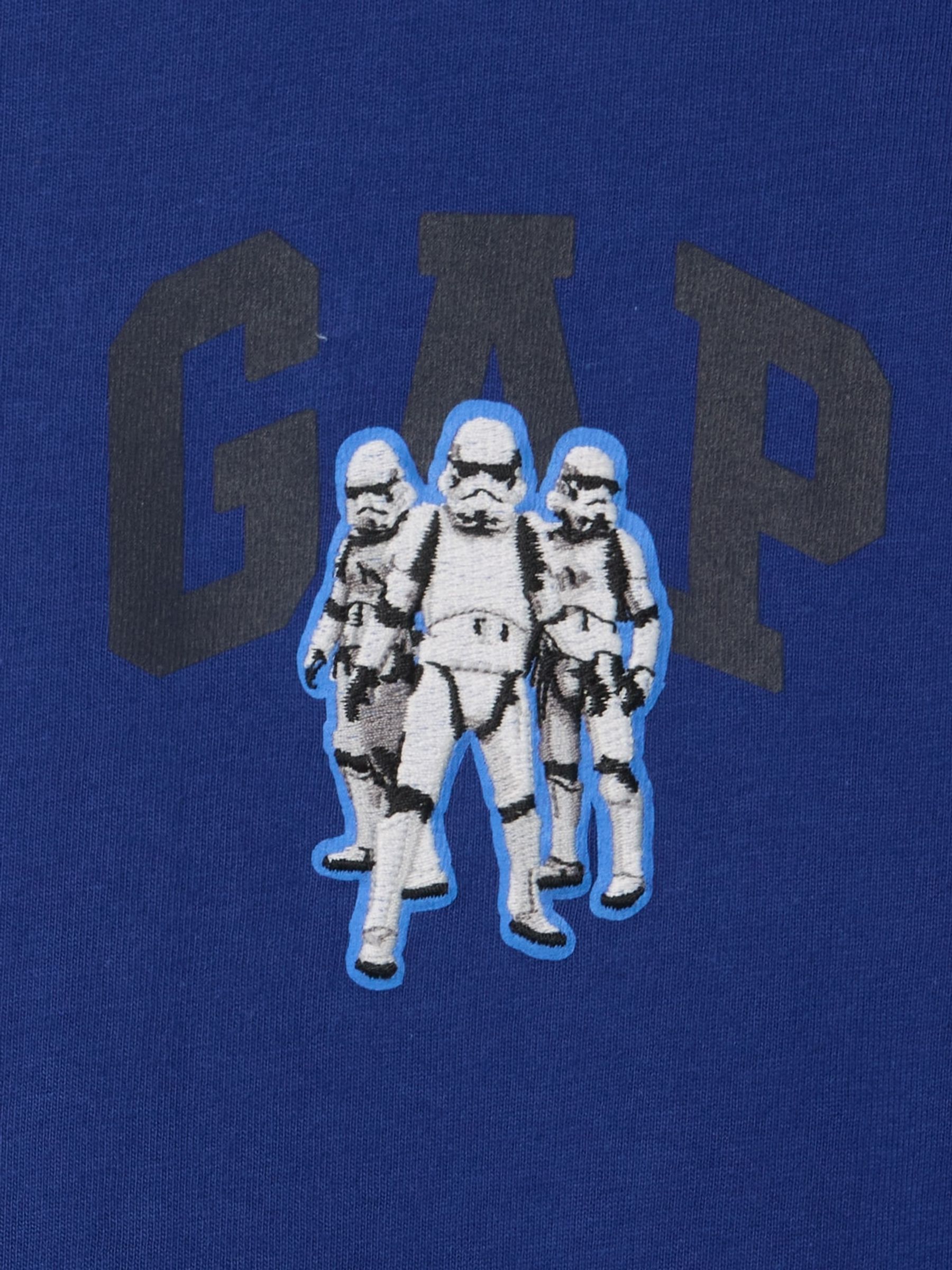 Blue Star Wars Long Sleeve Graphic T-Shirt (4-13yrs) - Image 5 of 5