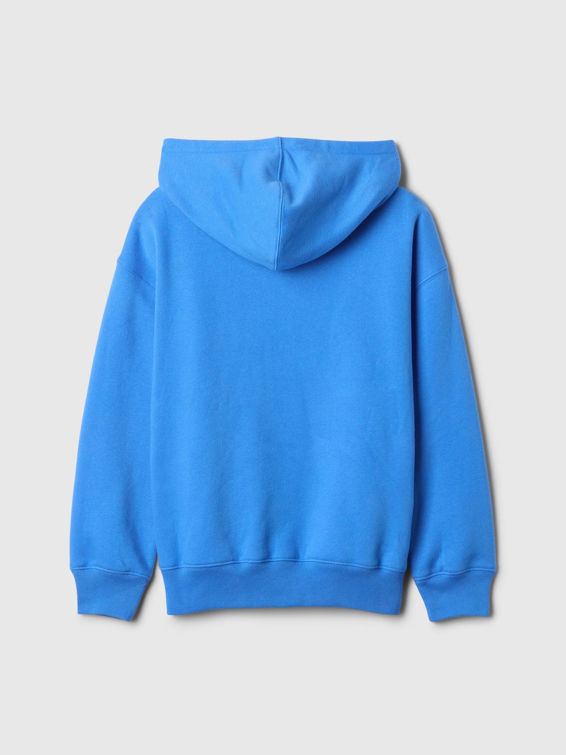 Blue Oversized Vintage Hoodie (4-13yrs) - Image 2 of 3