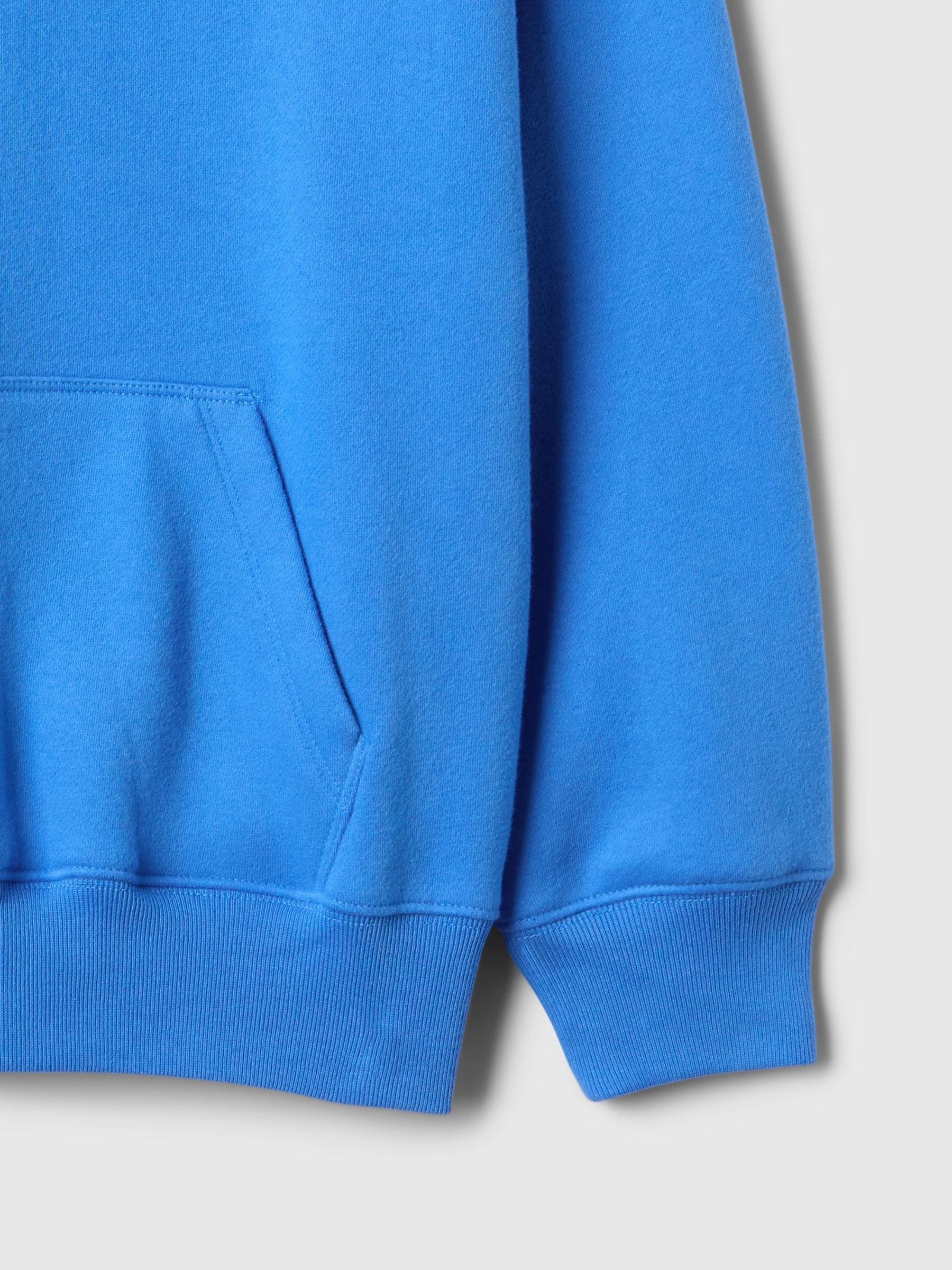 Blue Oversized Vintage Hoodie (4-13yrs) - Image 3 of 3