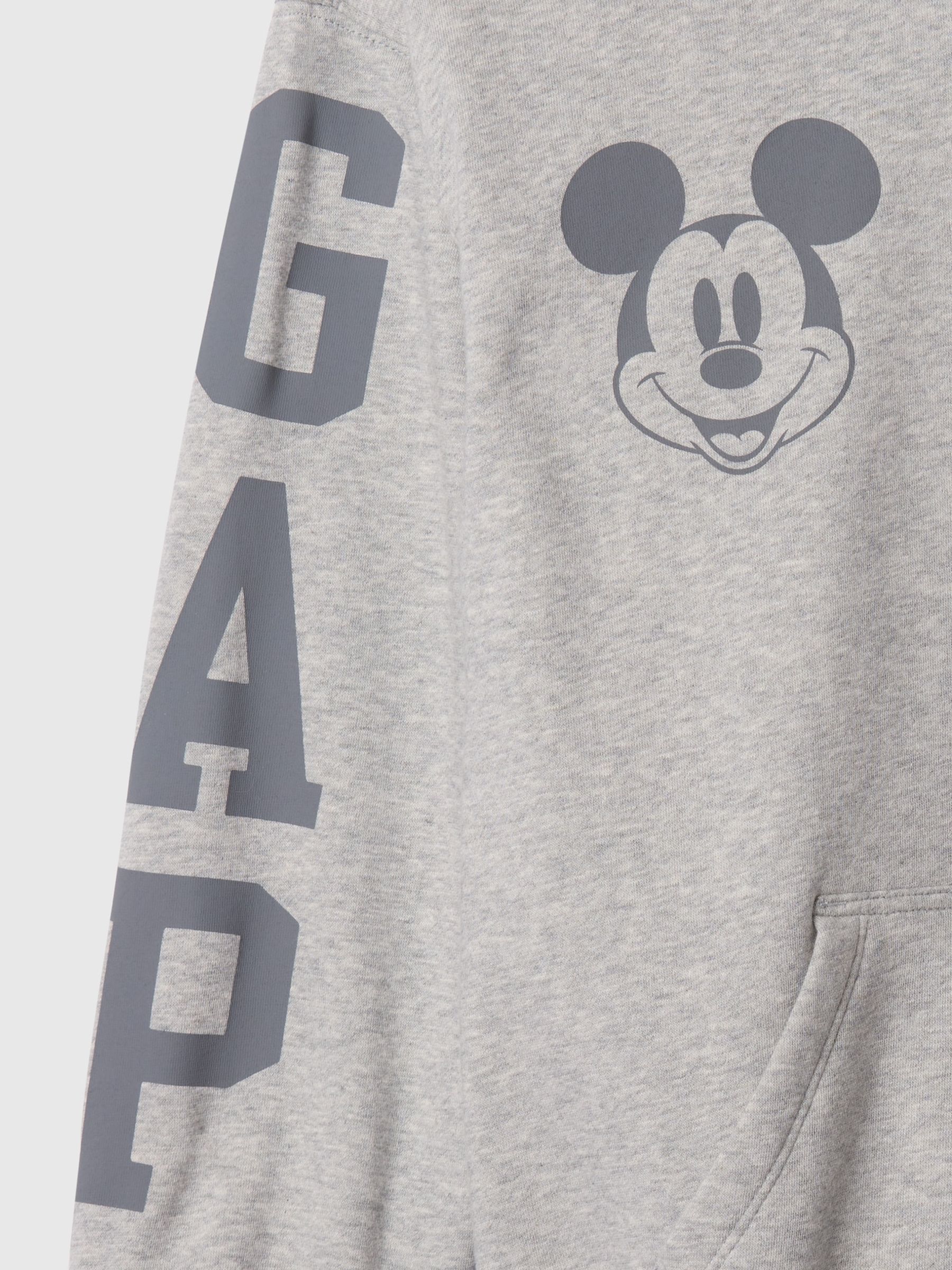 Grey Disney Vintage Soft Logo Hoodie (4-13yrs) - Image 5 of 5