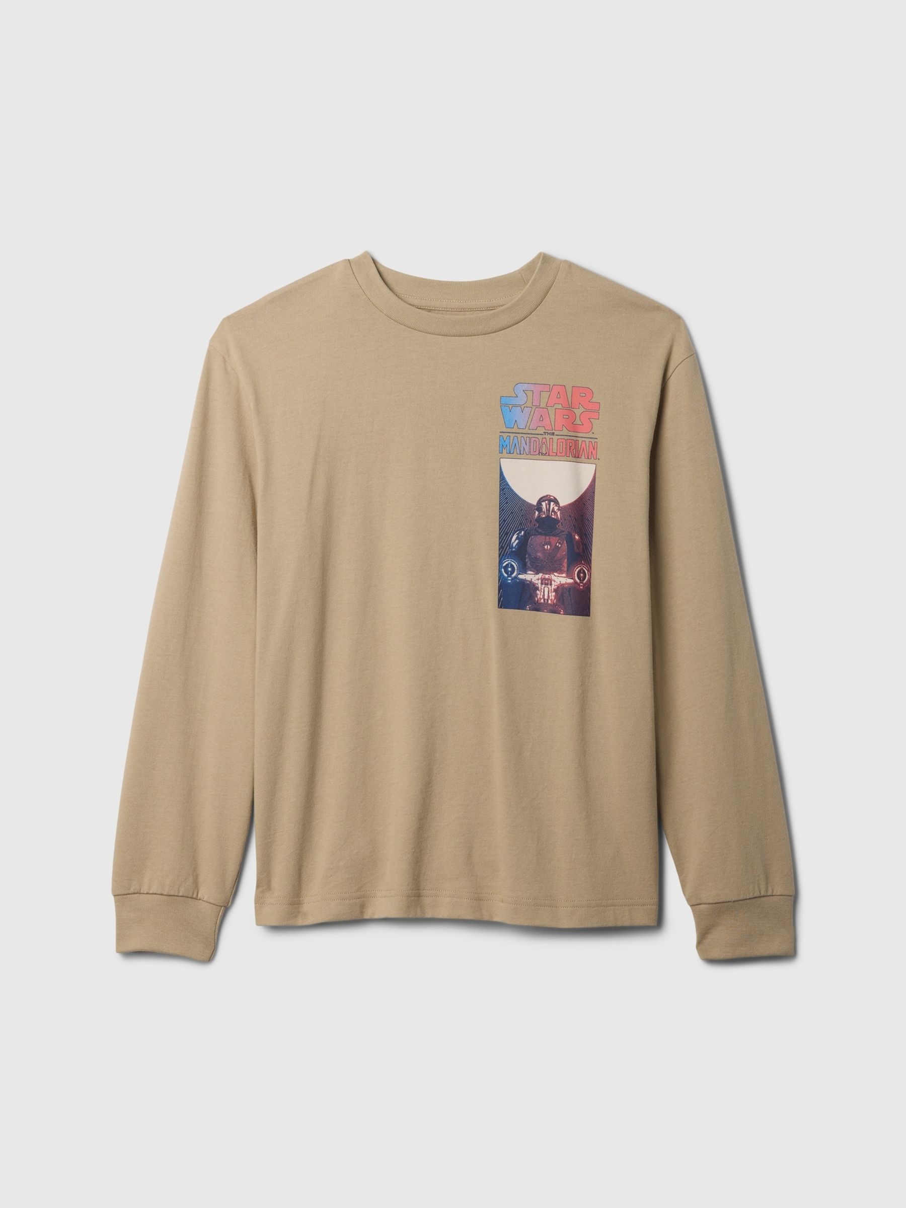 Beige Star Wars Long Sleeve Graphic T-Shirt (4-13yrs) - Image 1 of 3