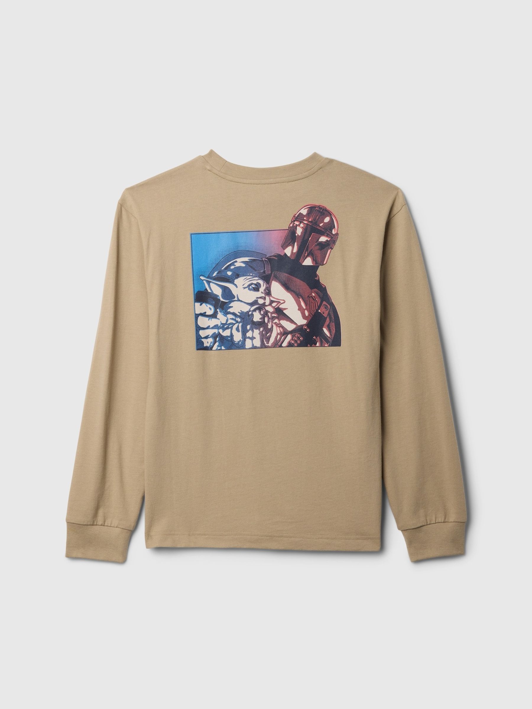 Beige Star Wars Long Sleeve Graphic T-Shirt (4-13yrs) - Image 2 of 3