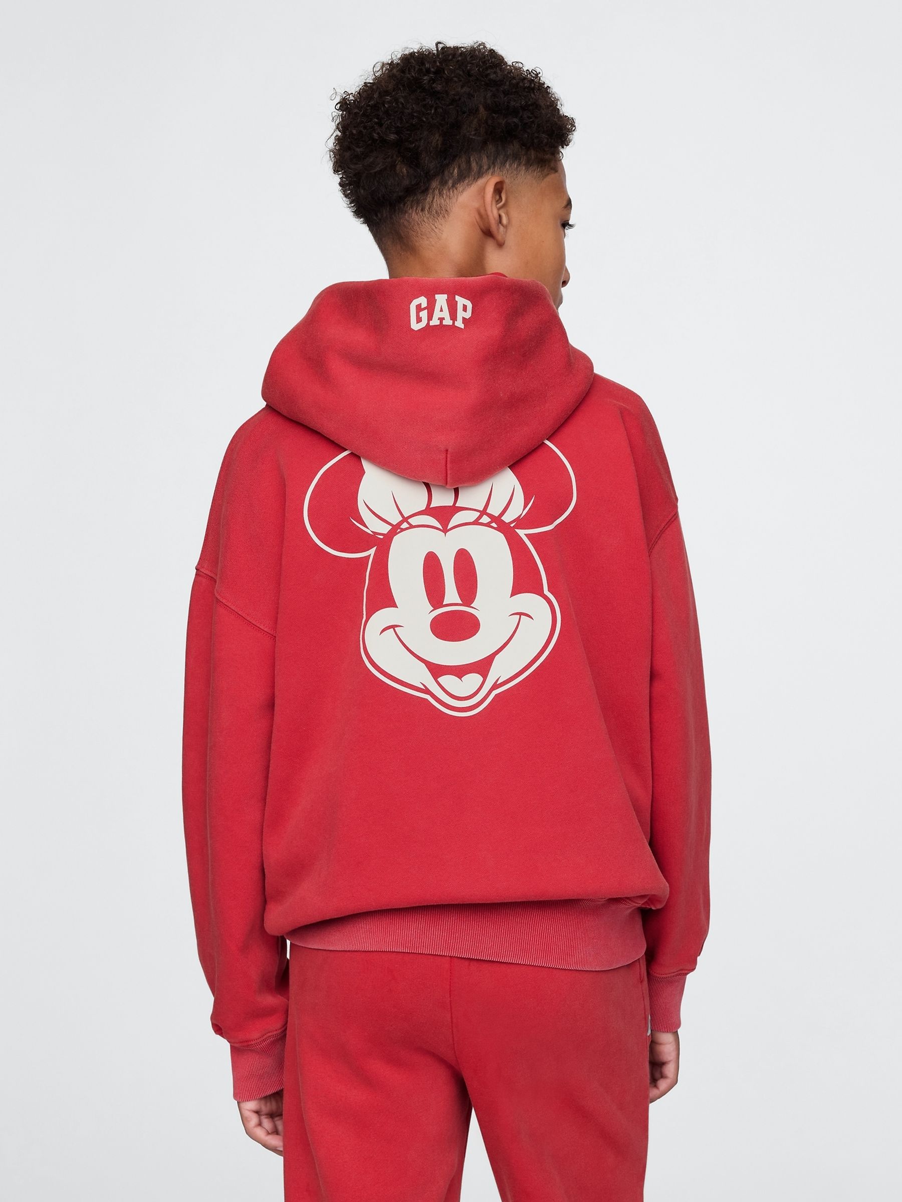 Red Disney Vintage Soft Logo Hoodie (4-13yrs) - Image 2 of 4