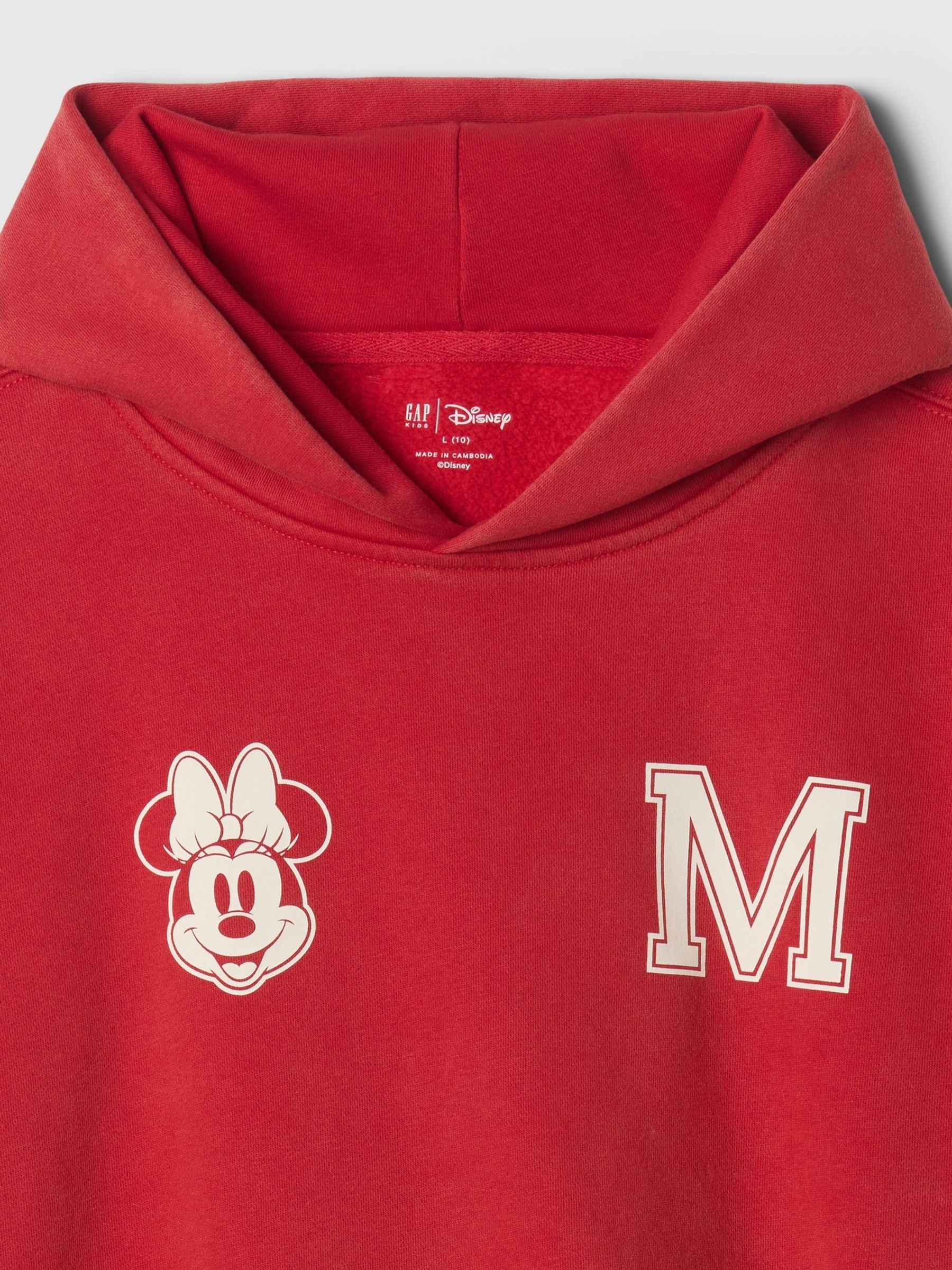 Red Disney Vintage Soft Logo Hoodie (4-13yrs) - Image 4 of 4