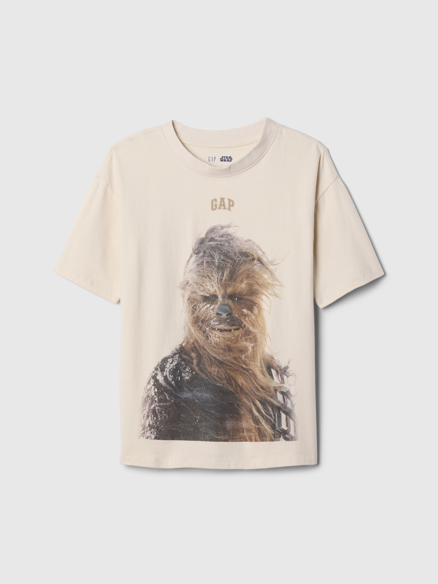 Beige Chewbacca Star Wars Graphic T-Shirt (4-13yrs) - Image 4 of 5