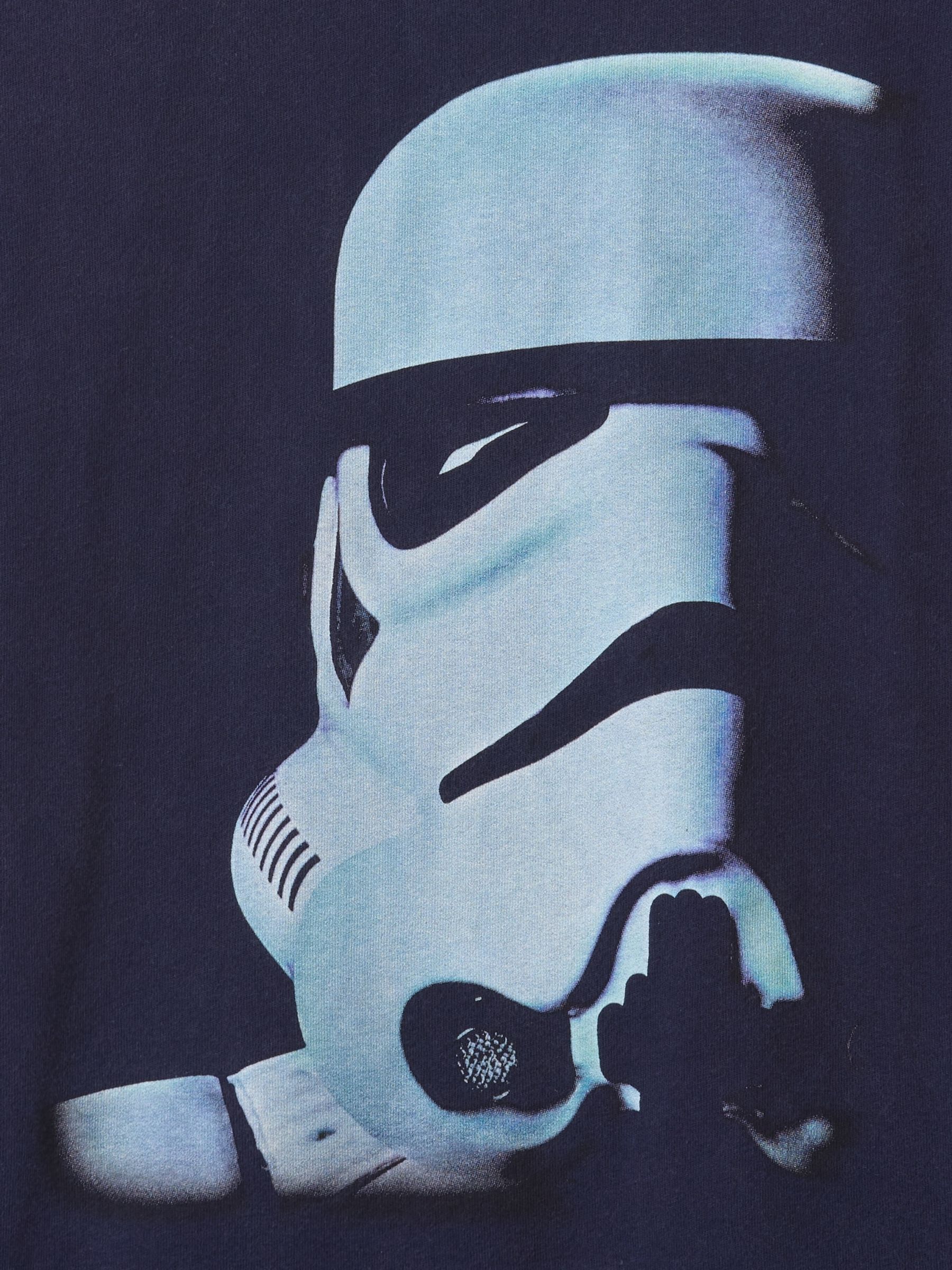 Navy Blue Stormtrooper Star Wars Graphic T-Shirt (4-13yrs) - Image 5 of 5