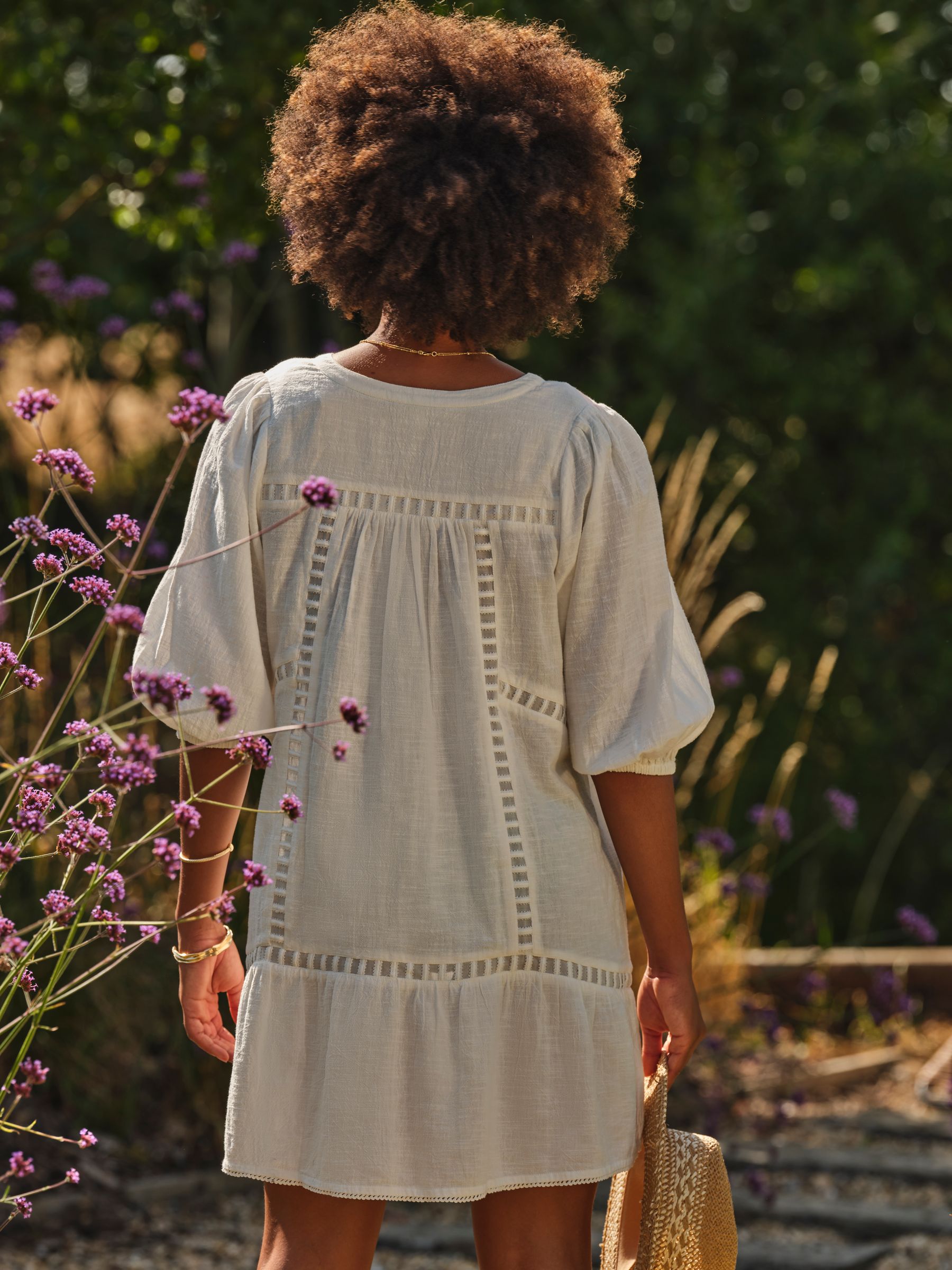 Ivory Beachwear Embroidered Dress - Image 2 of 5