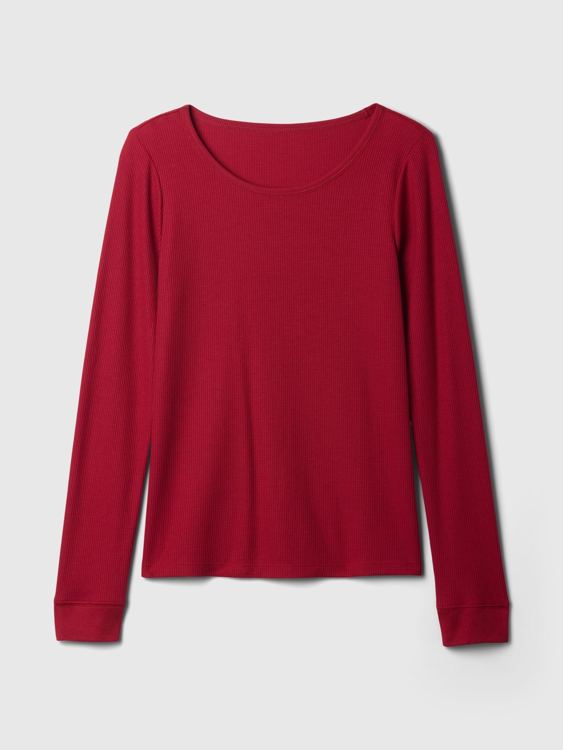 Red Waffle Pyjama T-Shirt - Image 4 of 4