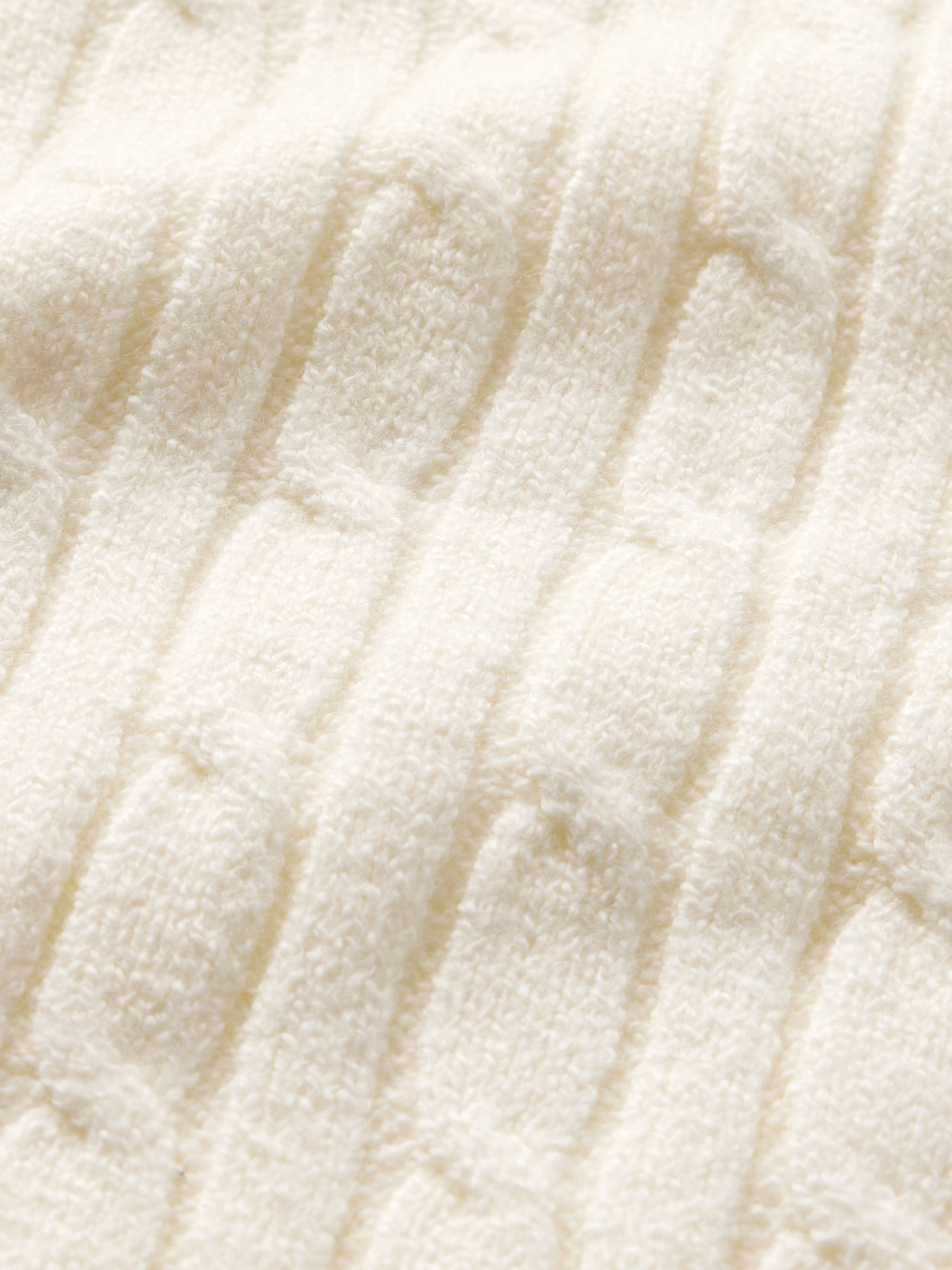 Cream CashSoft Cable-Knit Jumper - Image 5 of 5