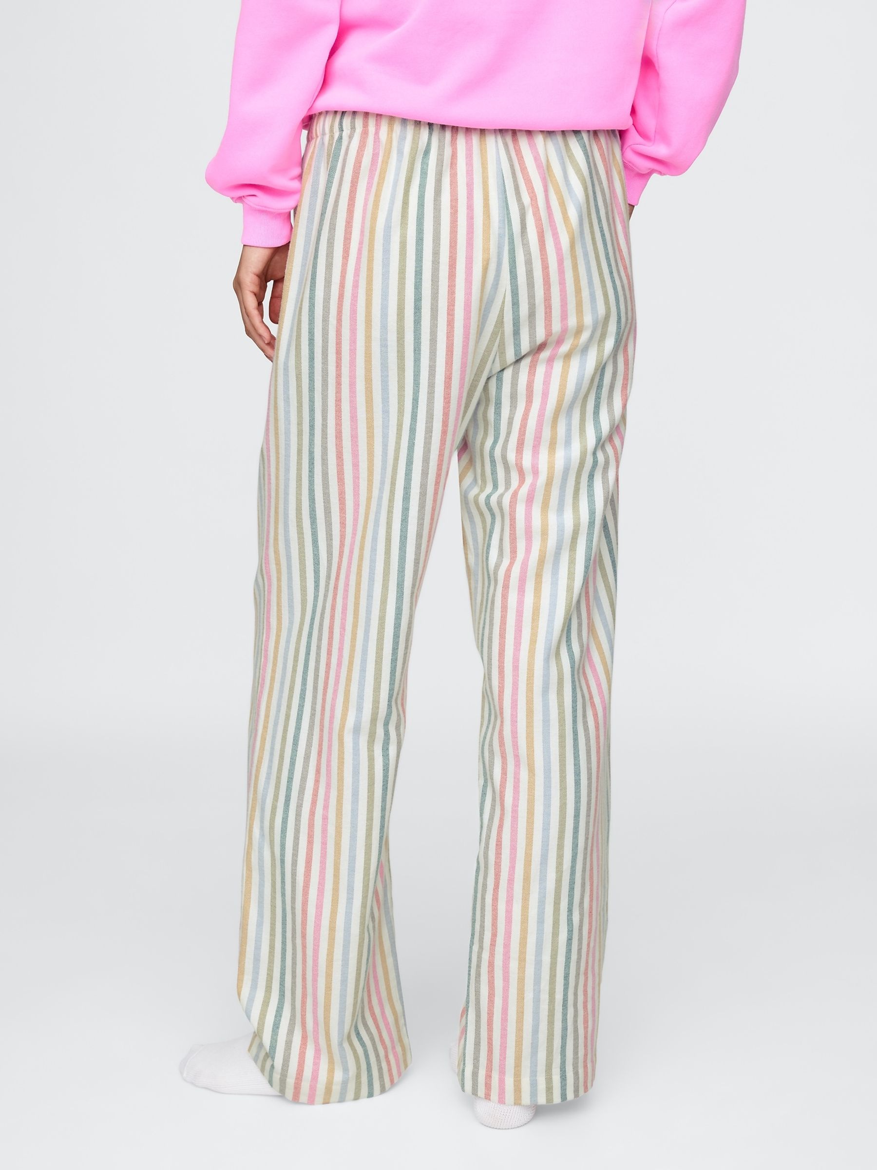 Multi Stripe Cotton Pyjama Bottoms - Image 3 of 5