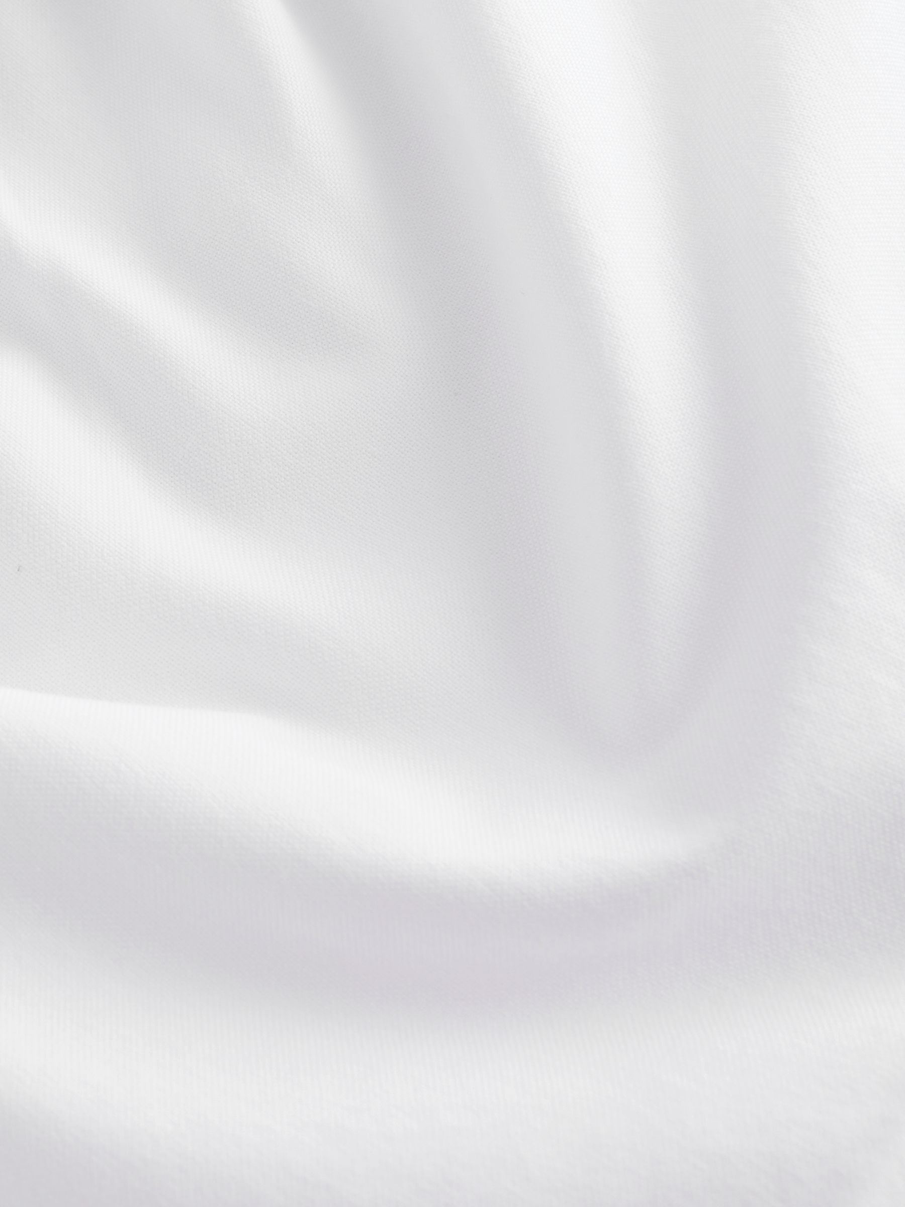 White Poplin Cropped Oversized Shirt - Image 4 of 4