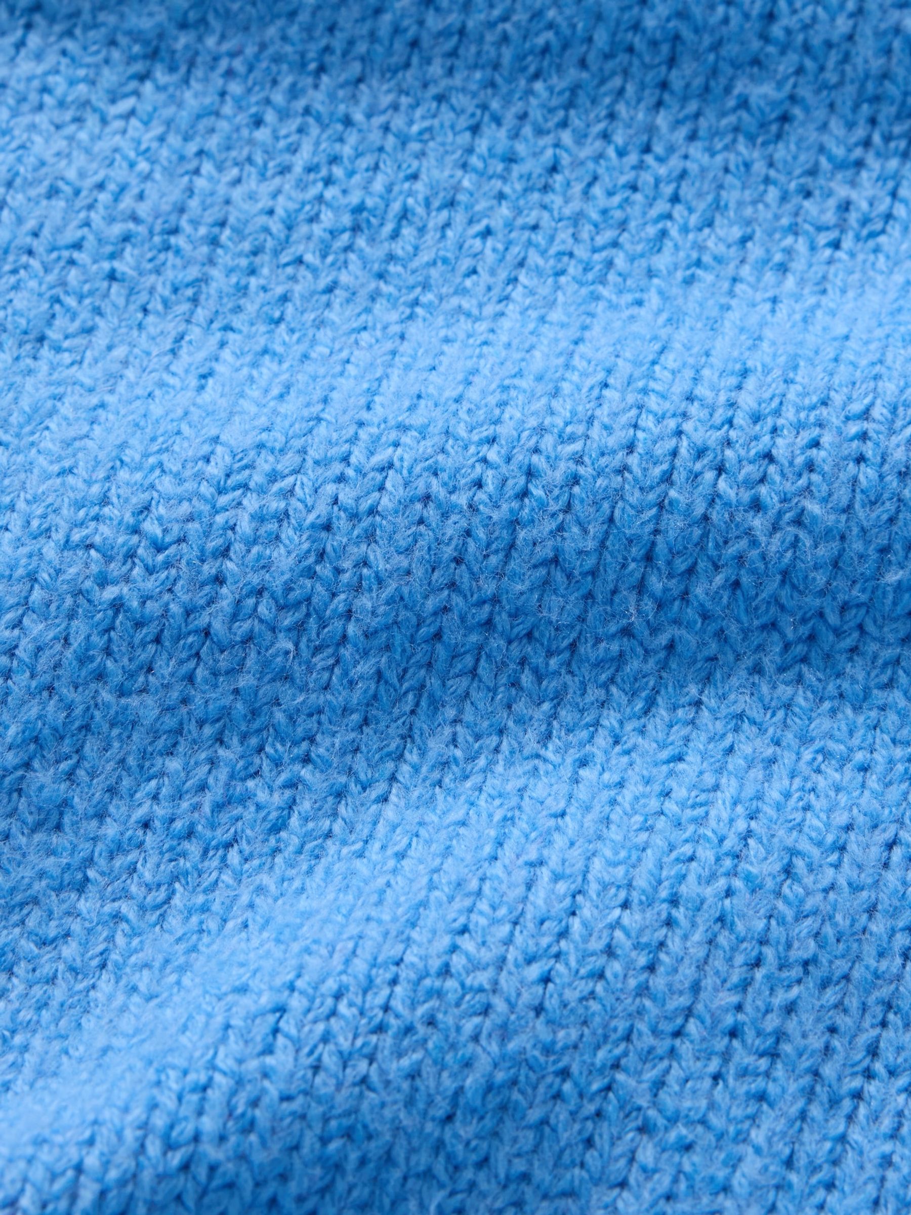 Blue CashSoft Oversized V-Neck Jumper - Image 2 of 6