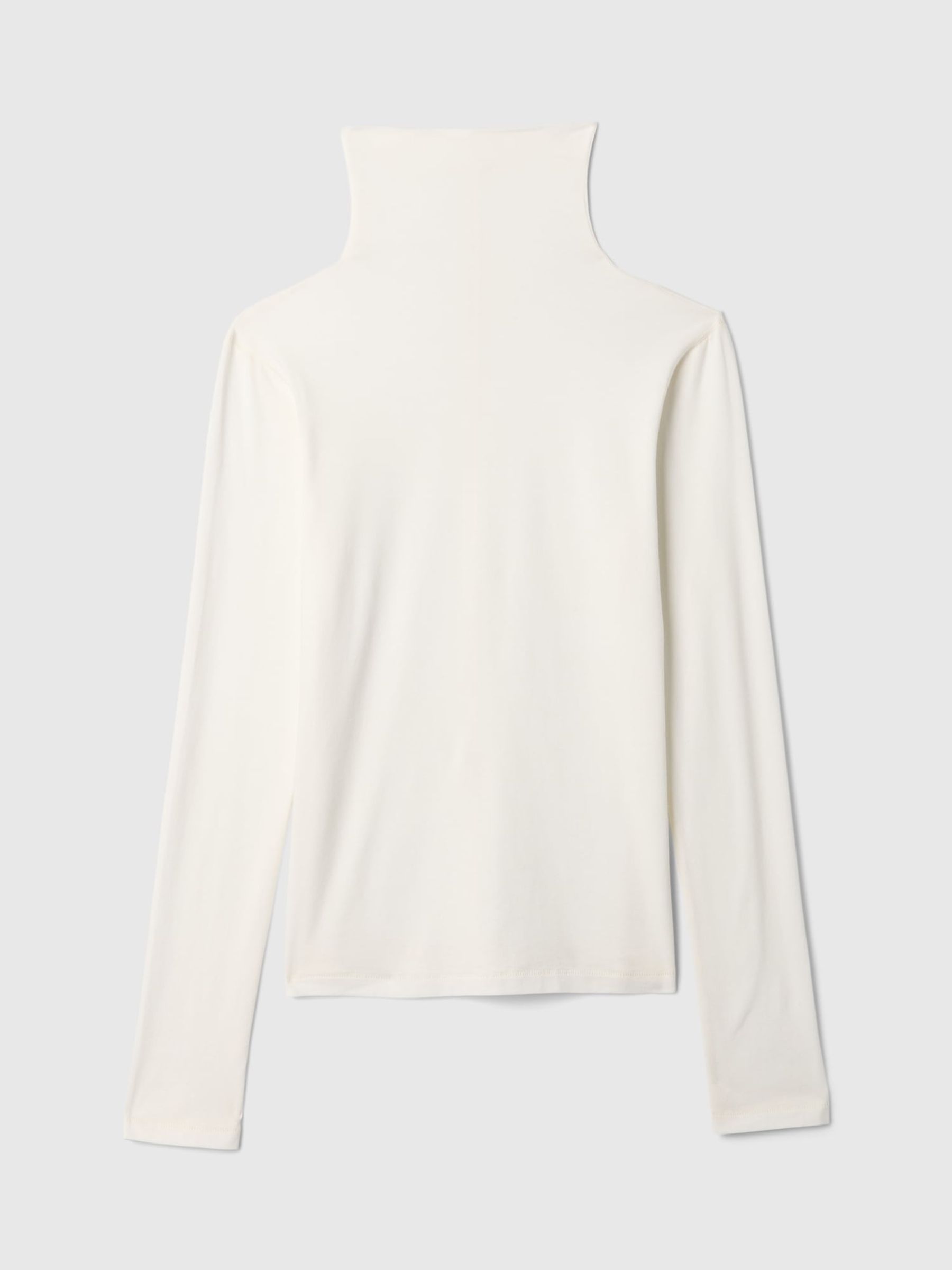 White Featherweight Turtle Neck Long Sleeve Top - Image 4 of 4