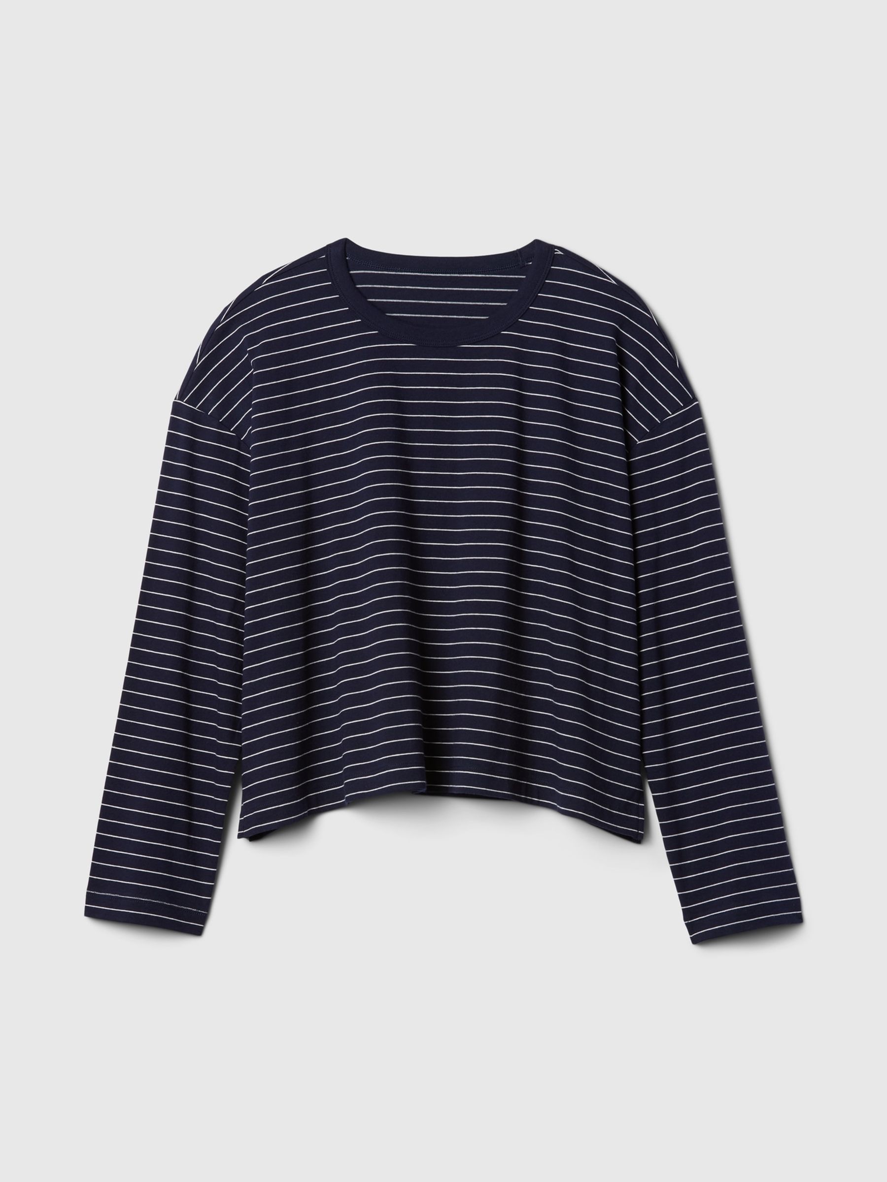 Navy Blue Long Sleeve Favourite T-Shirt - Image 5 of 5