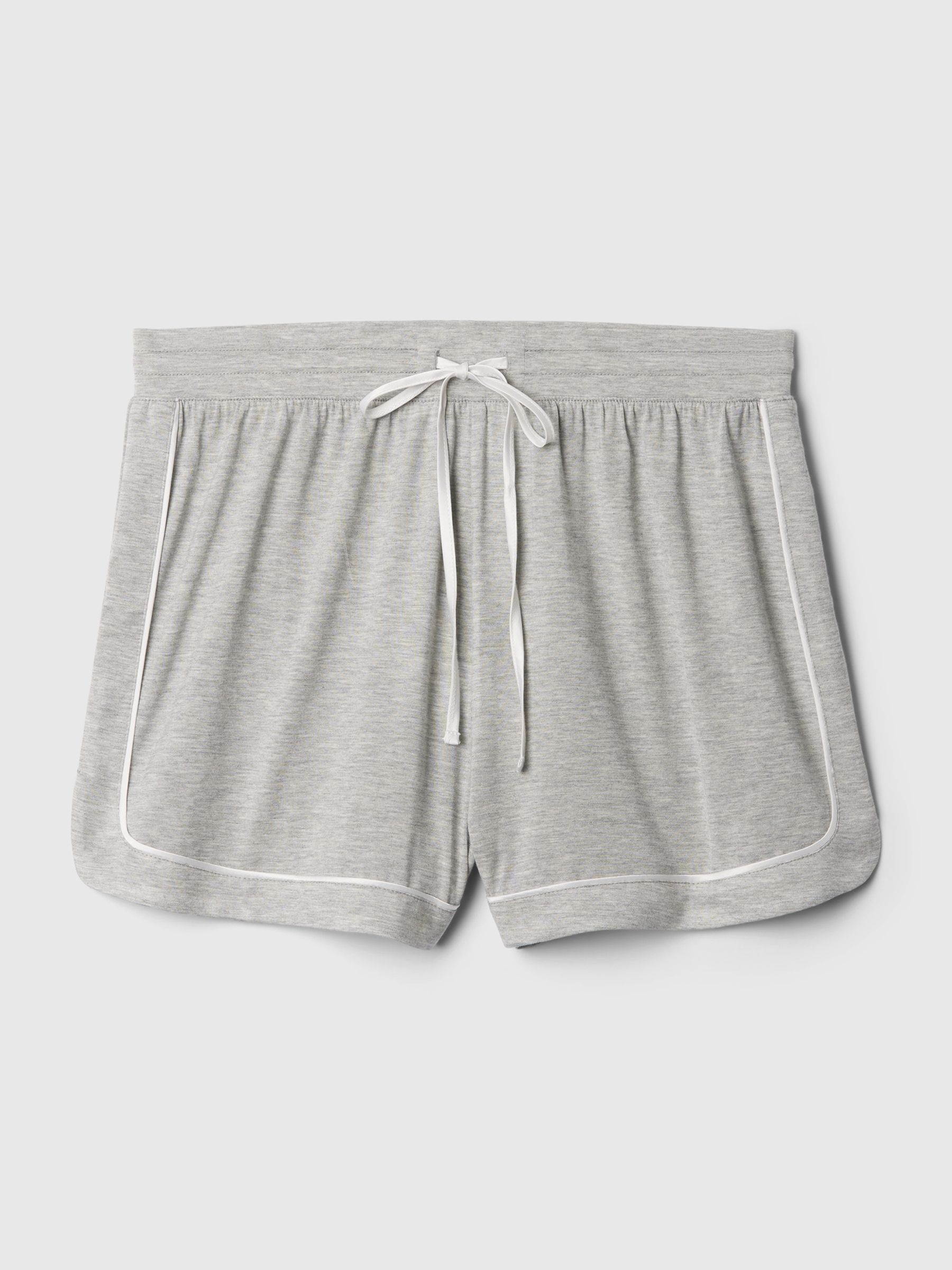 Grey Soft Cosy Pyjama Shorts - Image 4 of 4