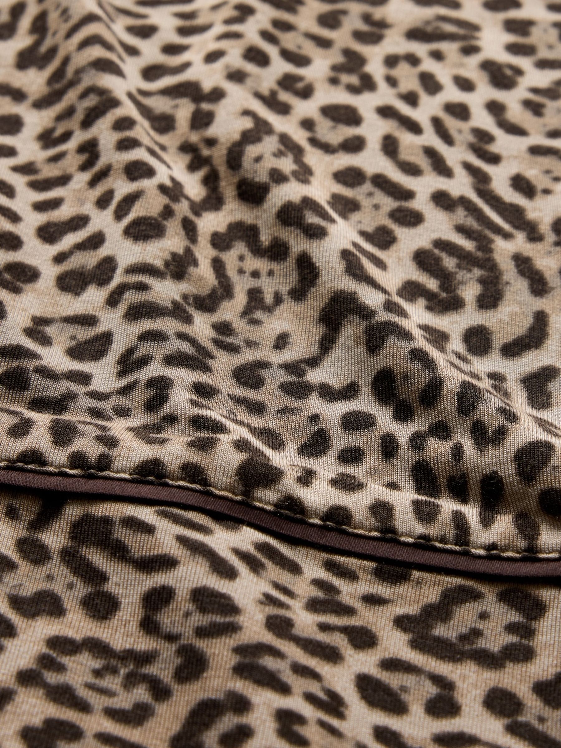 Brown Leopard Print Modal Pyjama Bottoms - Image 4 of 4