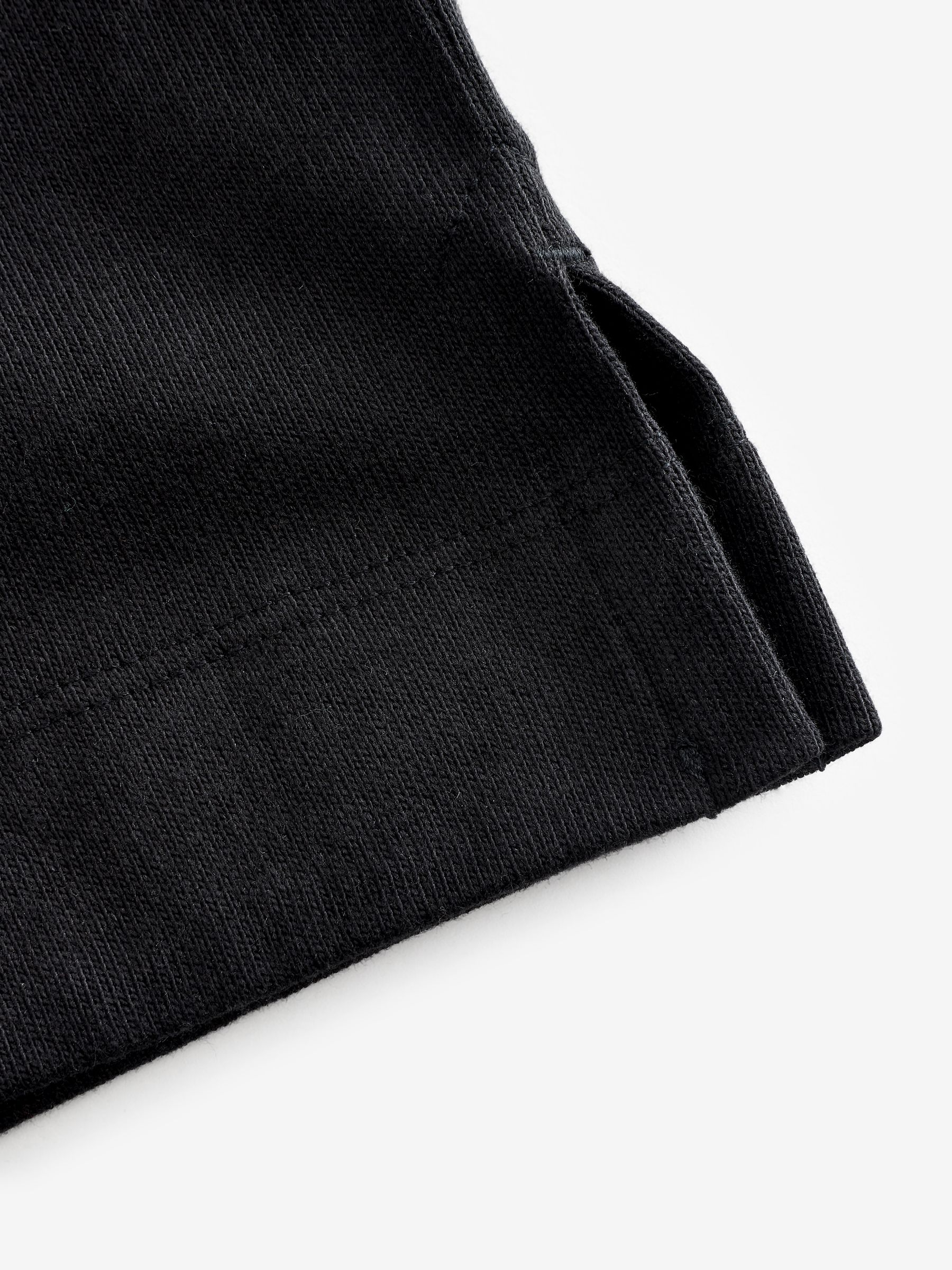 Black Long Sleeve Heavyweight Jersey Turtleneck Top - Image 3 of 4