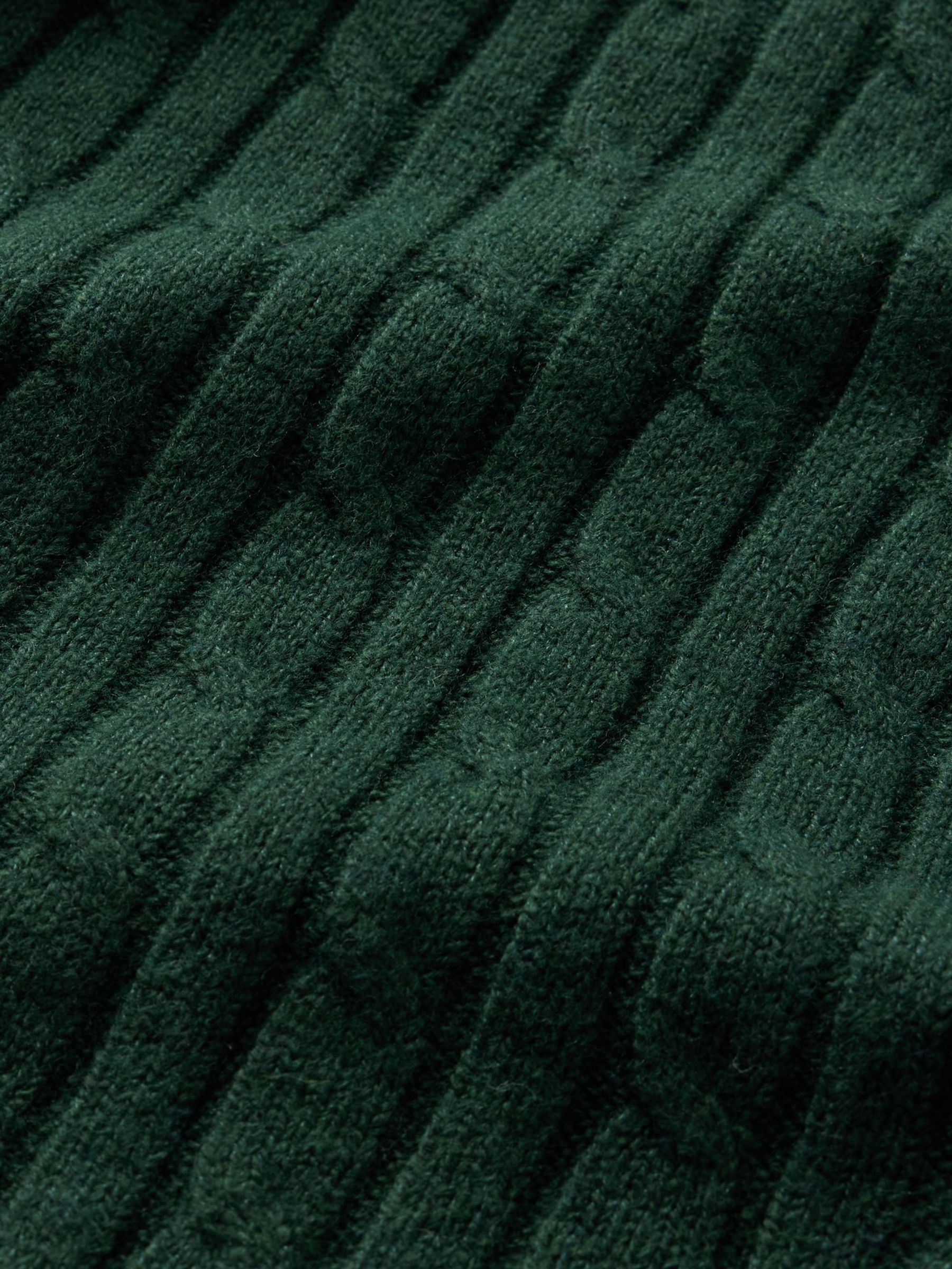 Green CashSoft Cable-Knit Jumper - Image 5 of 5