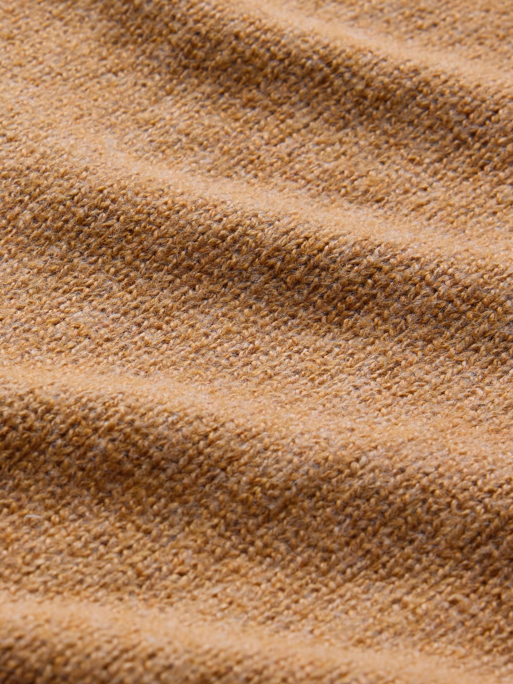 Beige CashSoft Mock Neck Ribbed Knit Jumper - Image 5 of 5