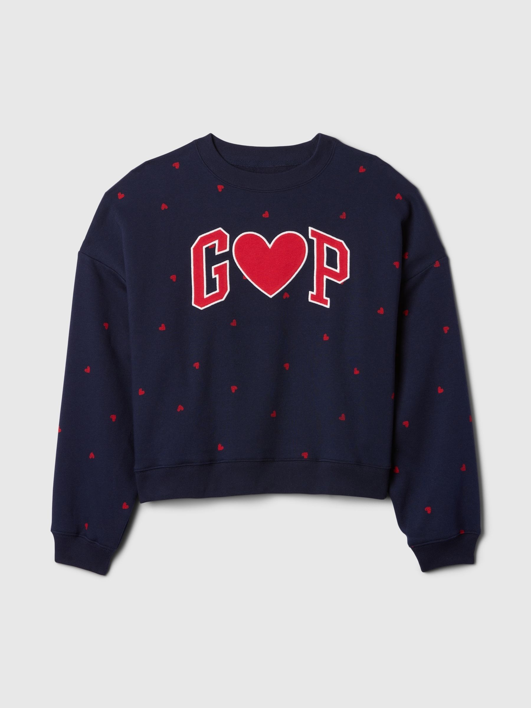Blue Heart Logo Oversized Sweatshirt - Image 5 of 5