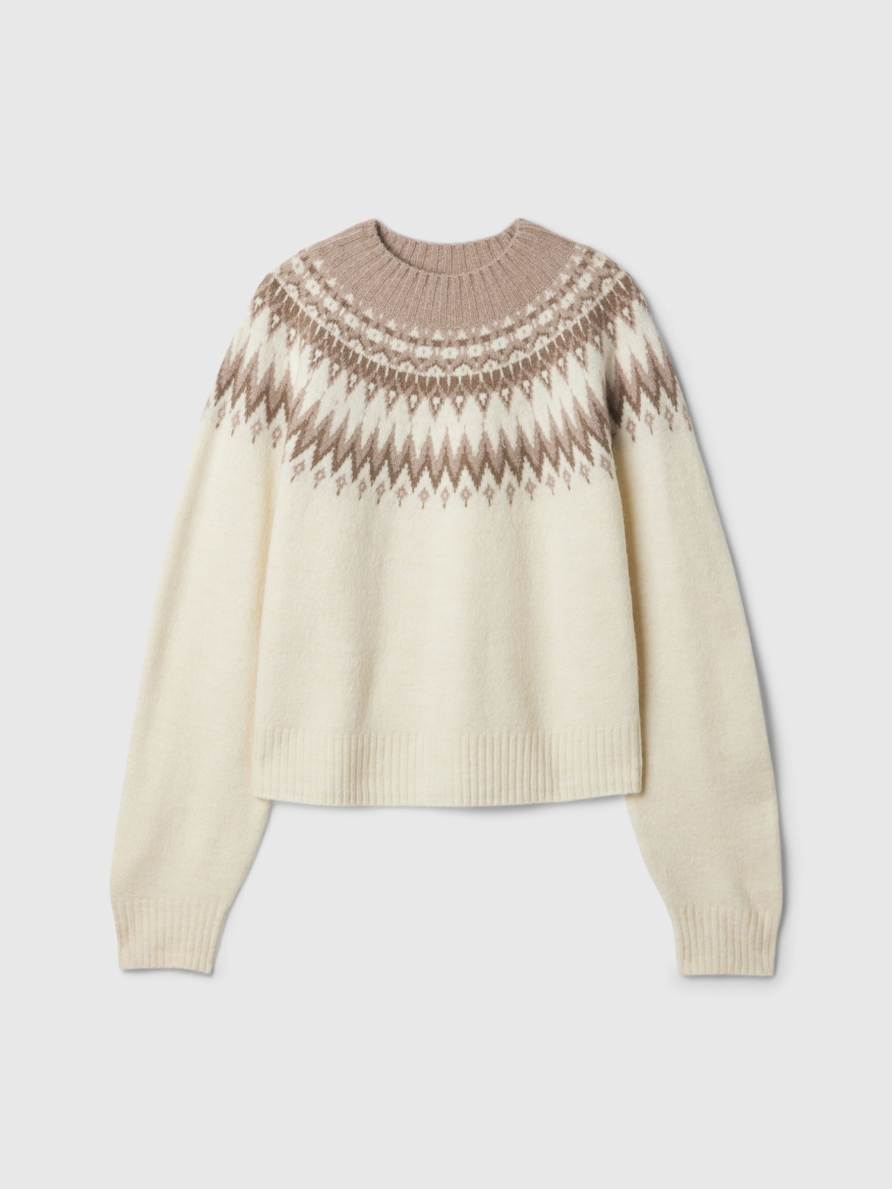 Cream Fair Isle Jumper (4-13yrs) - Image 4 of 5