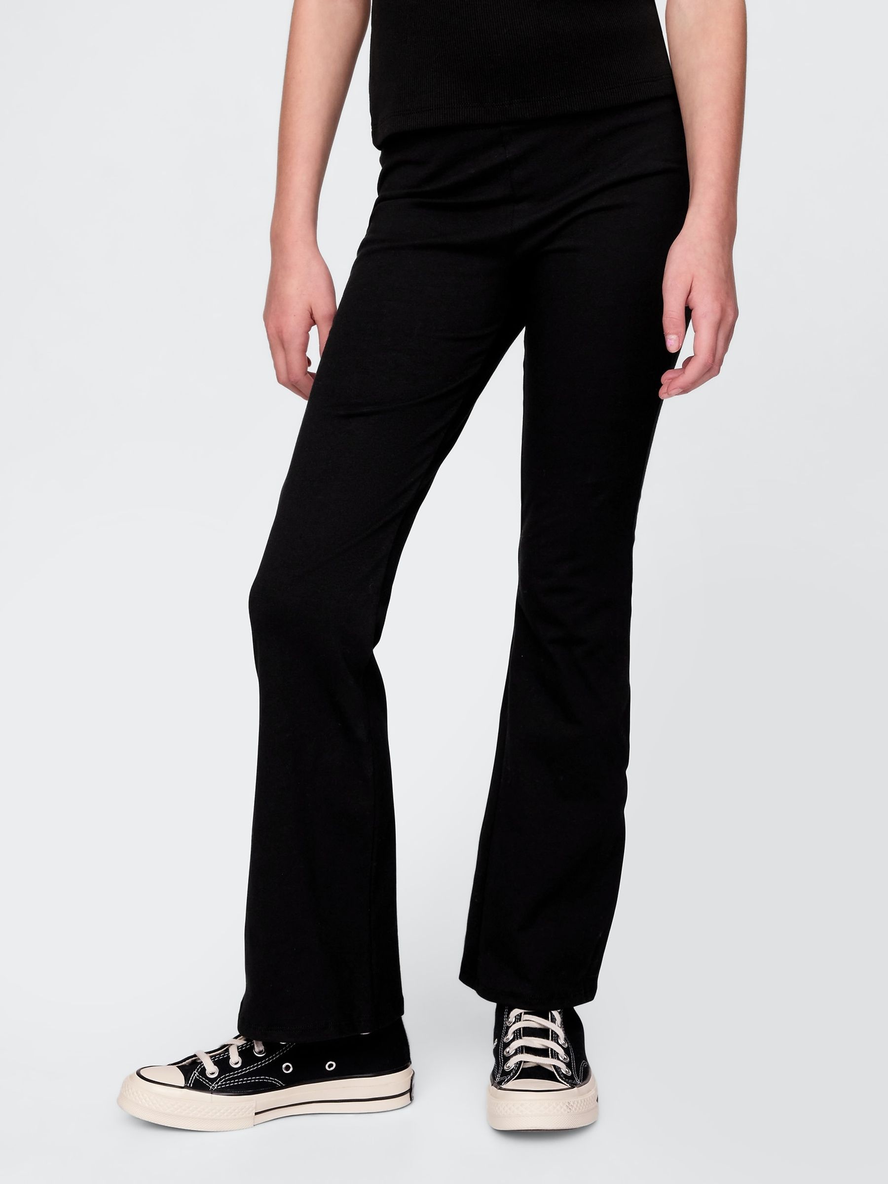 Black Flare Leggings (4-13yrs) - Image 1 of 3
